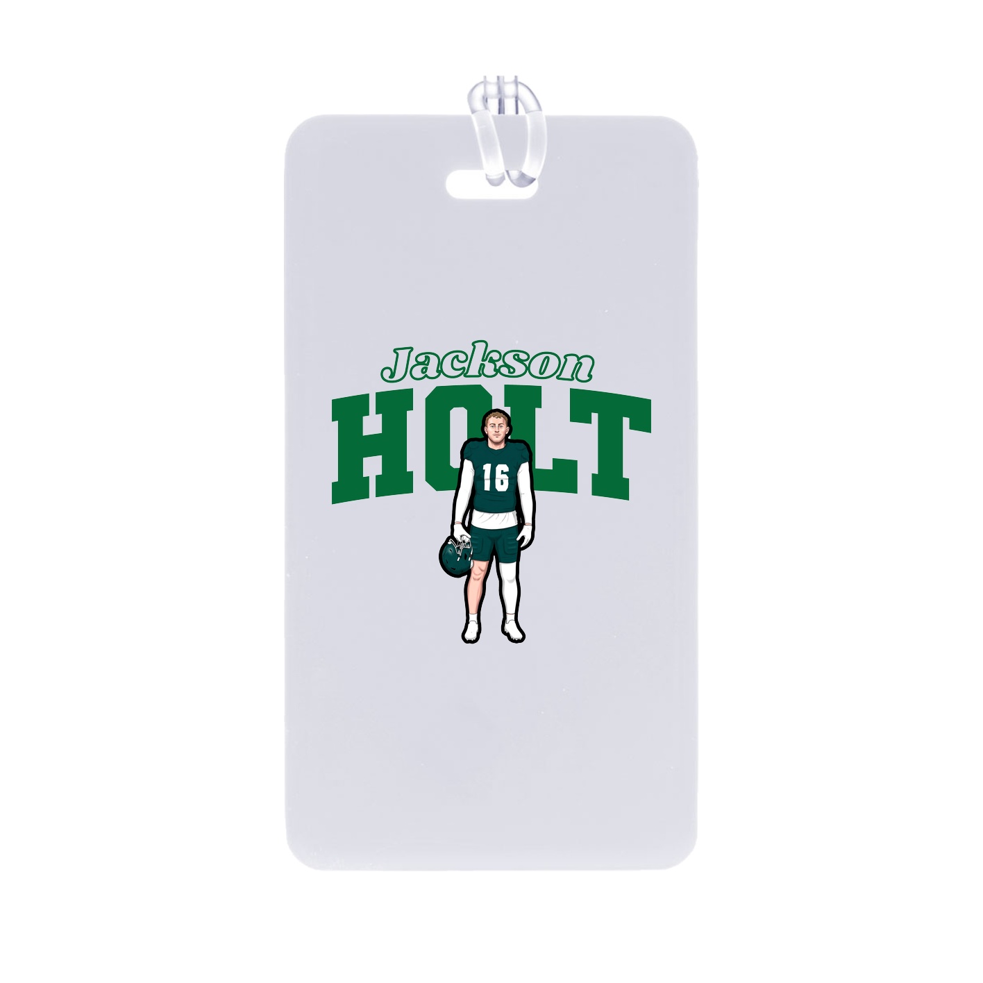 Bag Tag — Name Arch in Classic