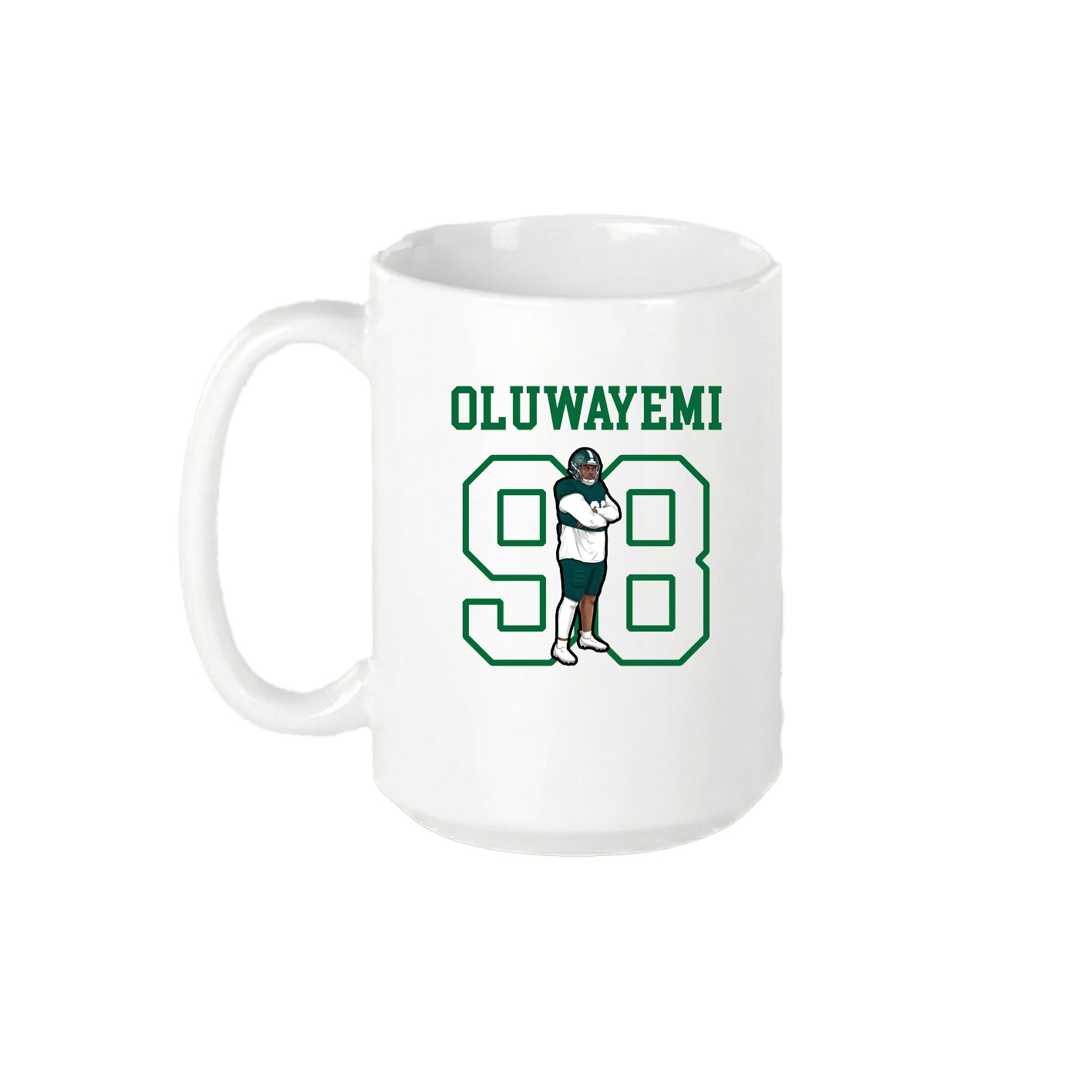 15oz Coffee Mug — Shirsey in White