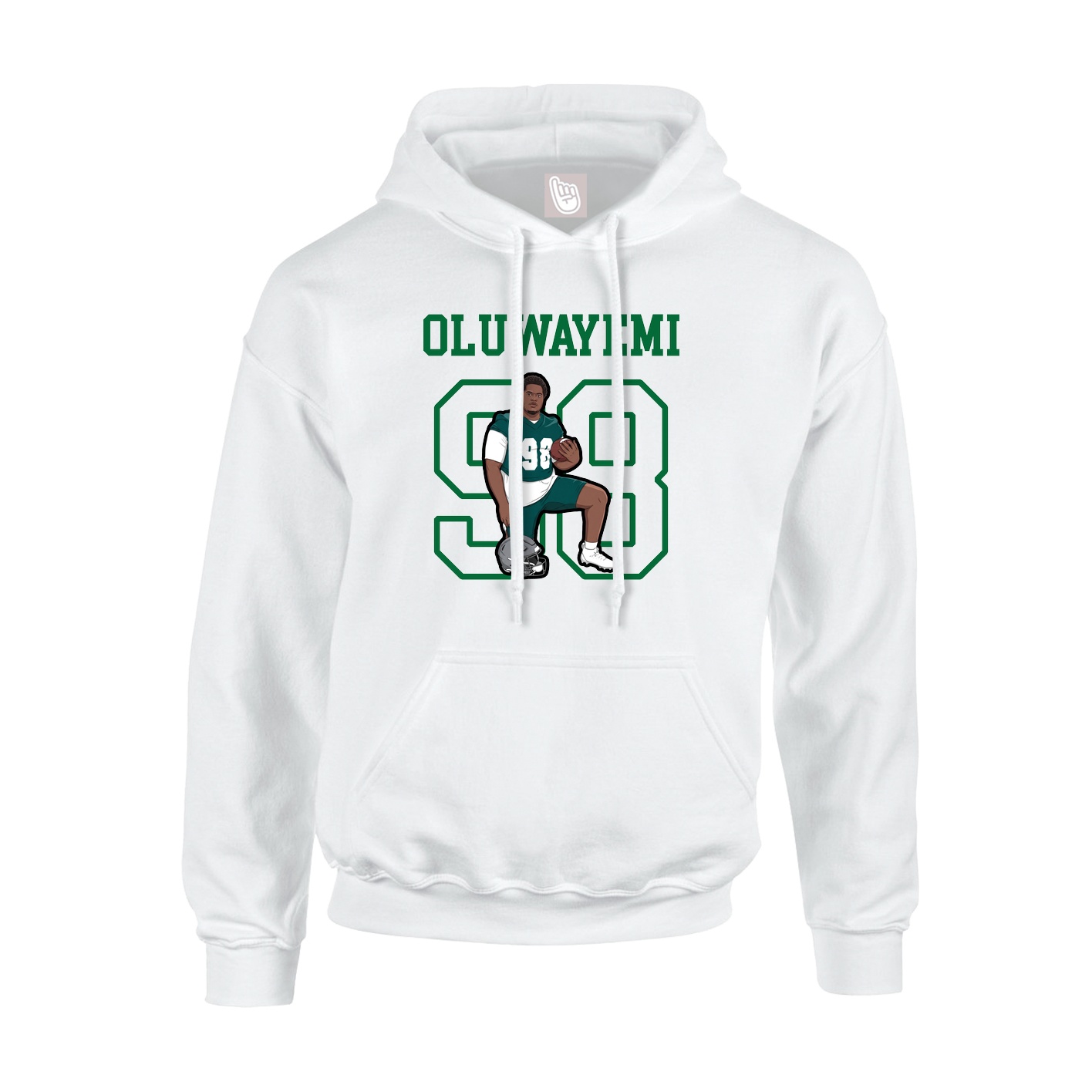 Hoodie — Shirsey in White