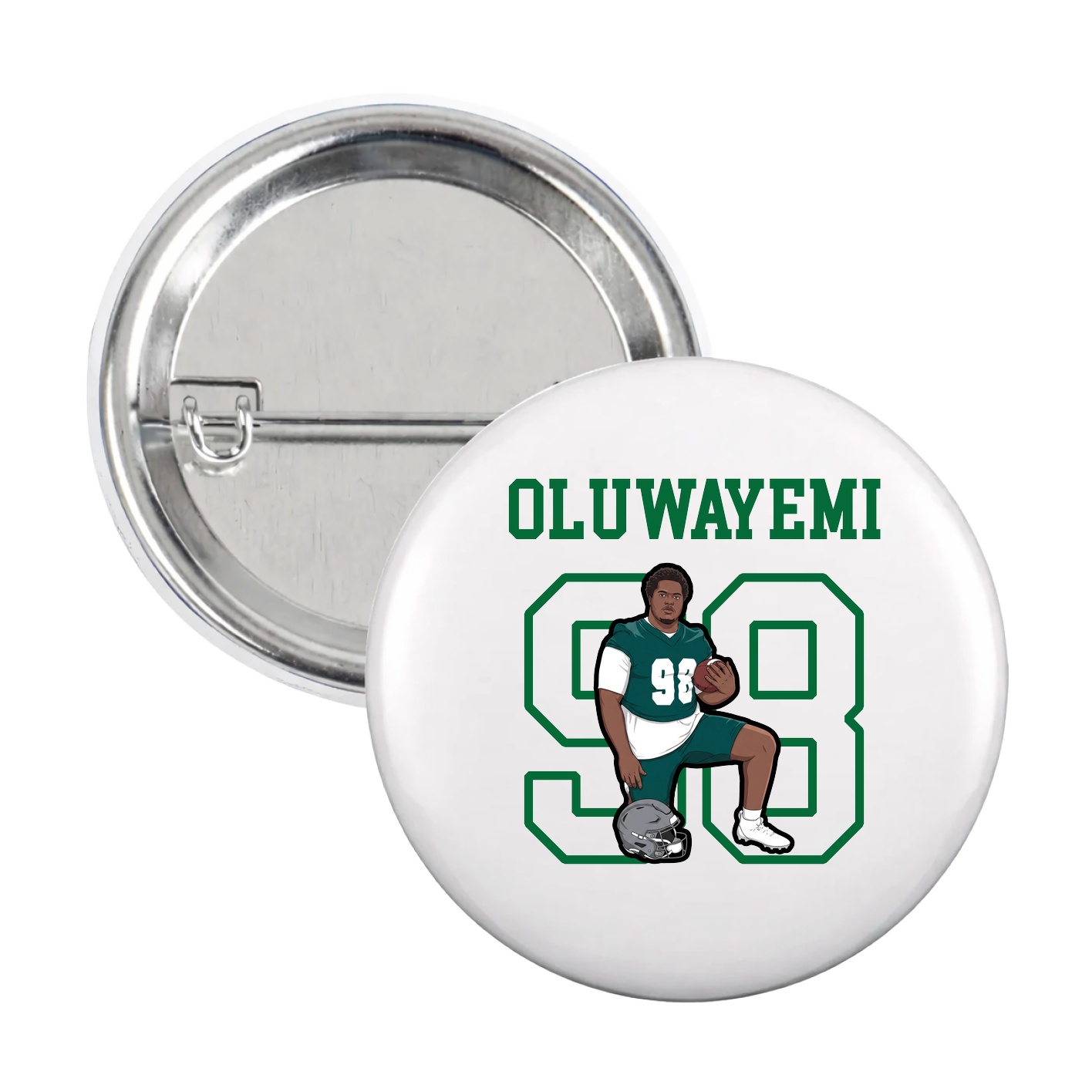Game Day Button — Shirsey in White