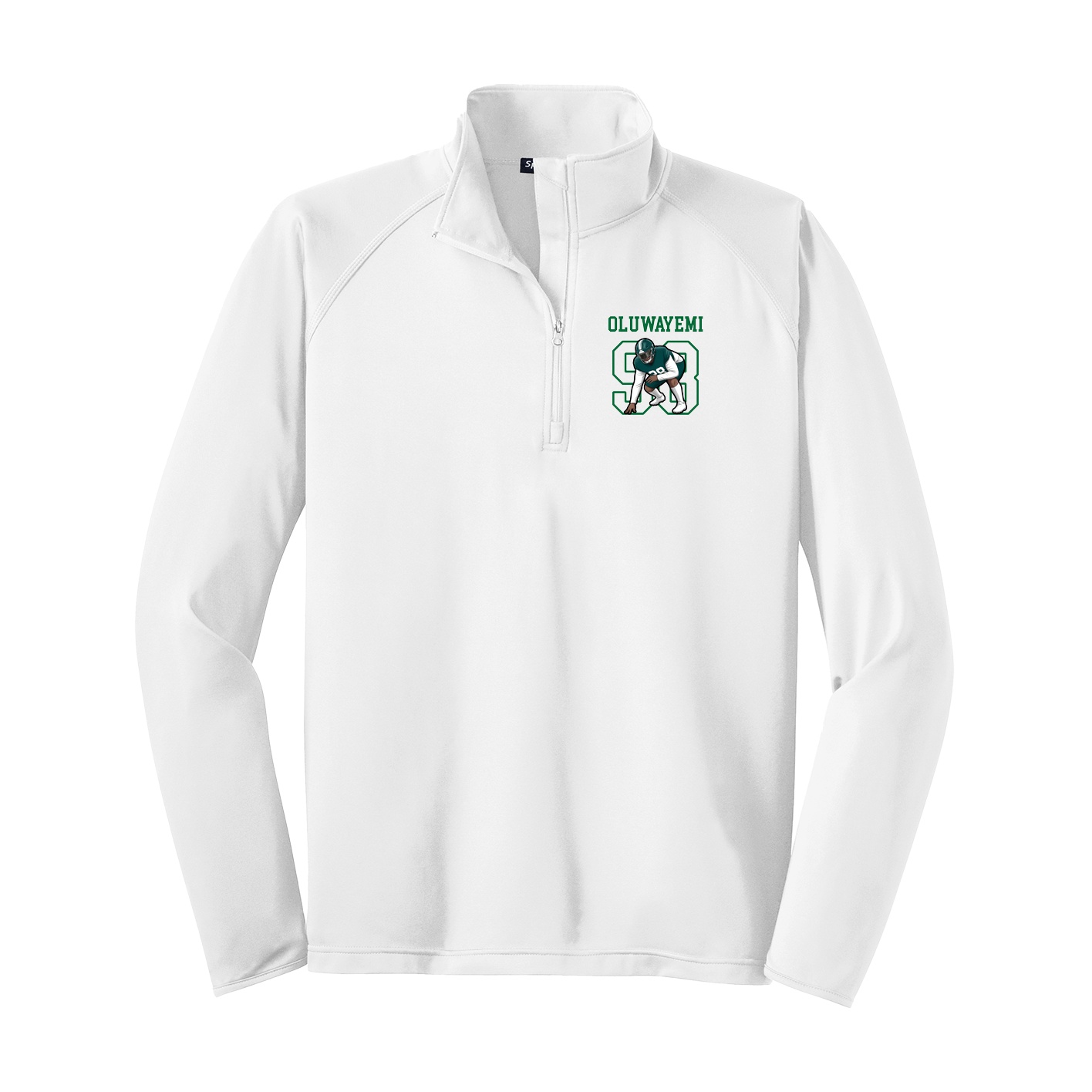 Q-Zip Pullover — Shirsey in White