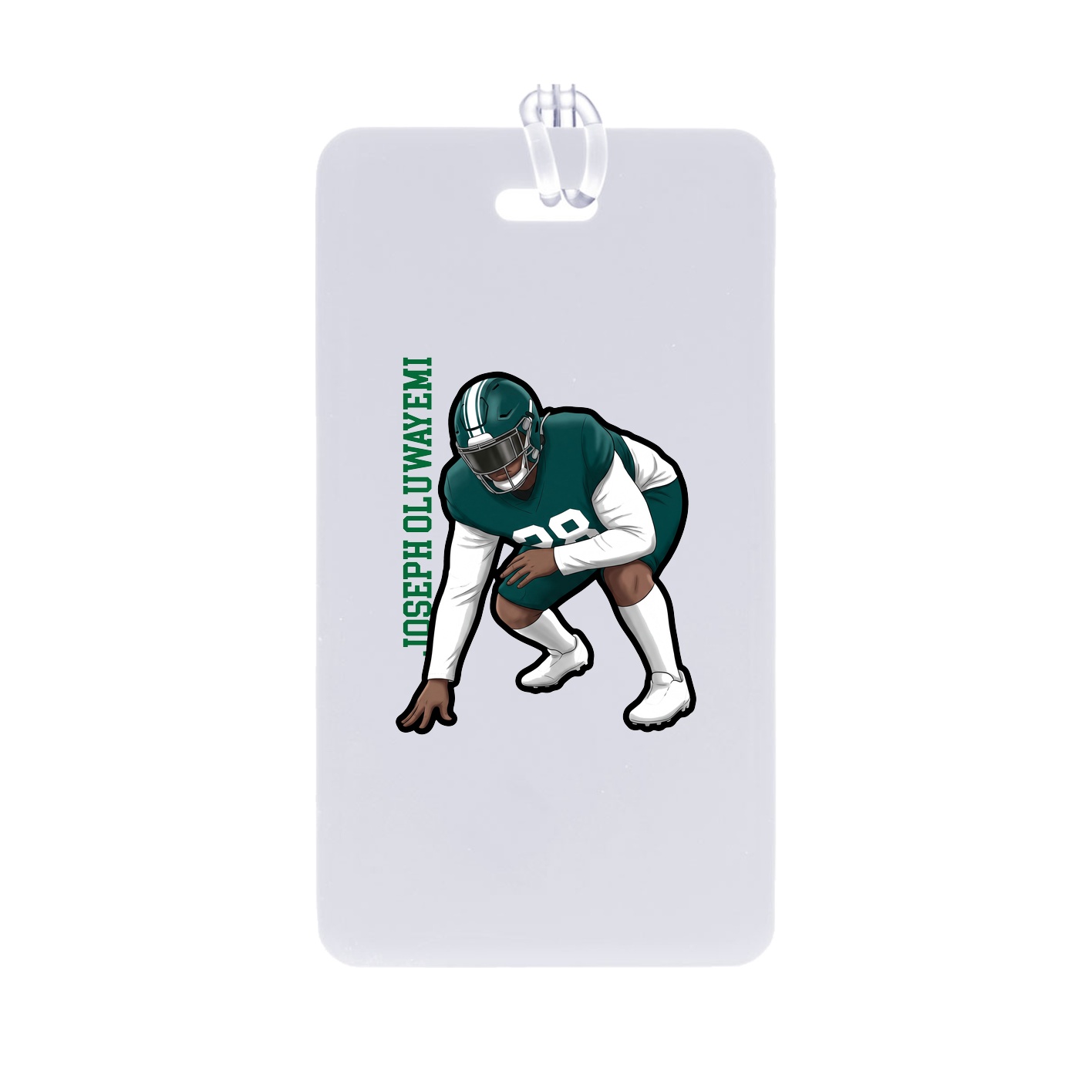 Bag Tag — Name Vertical in Classic