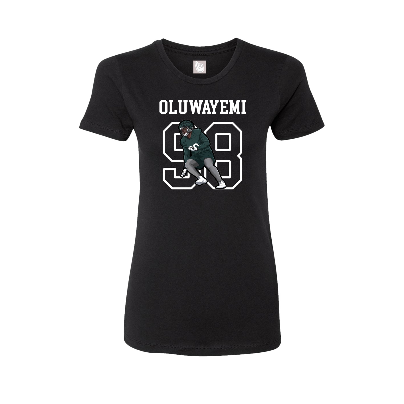 Fitted Women's Tee — Shirsey in Black