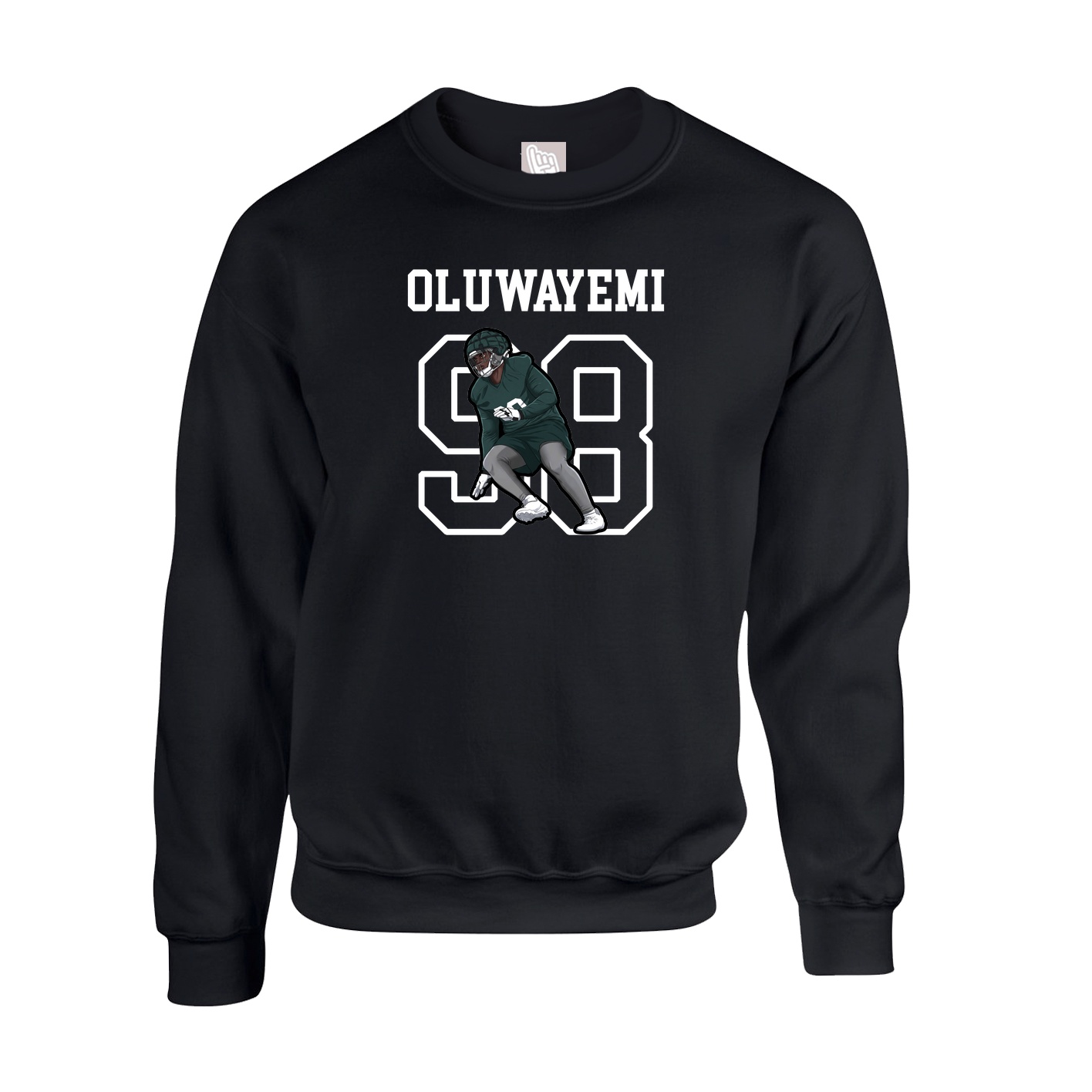 Fleece Crew — Shirsey in Black