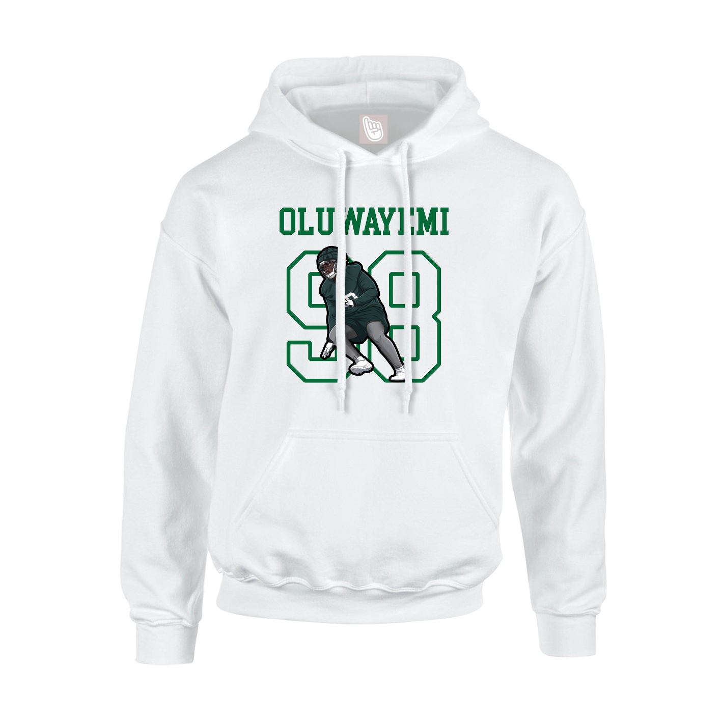 Youth Hoodie — Shirsey in White