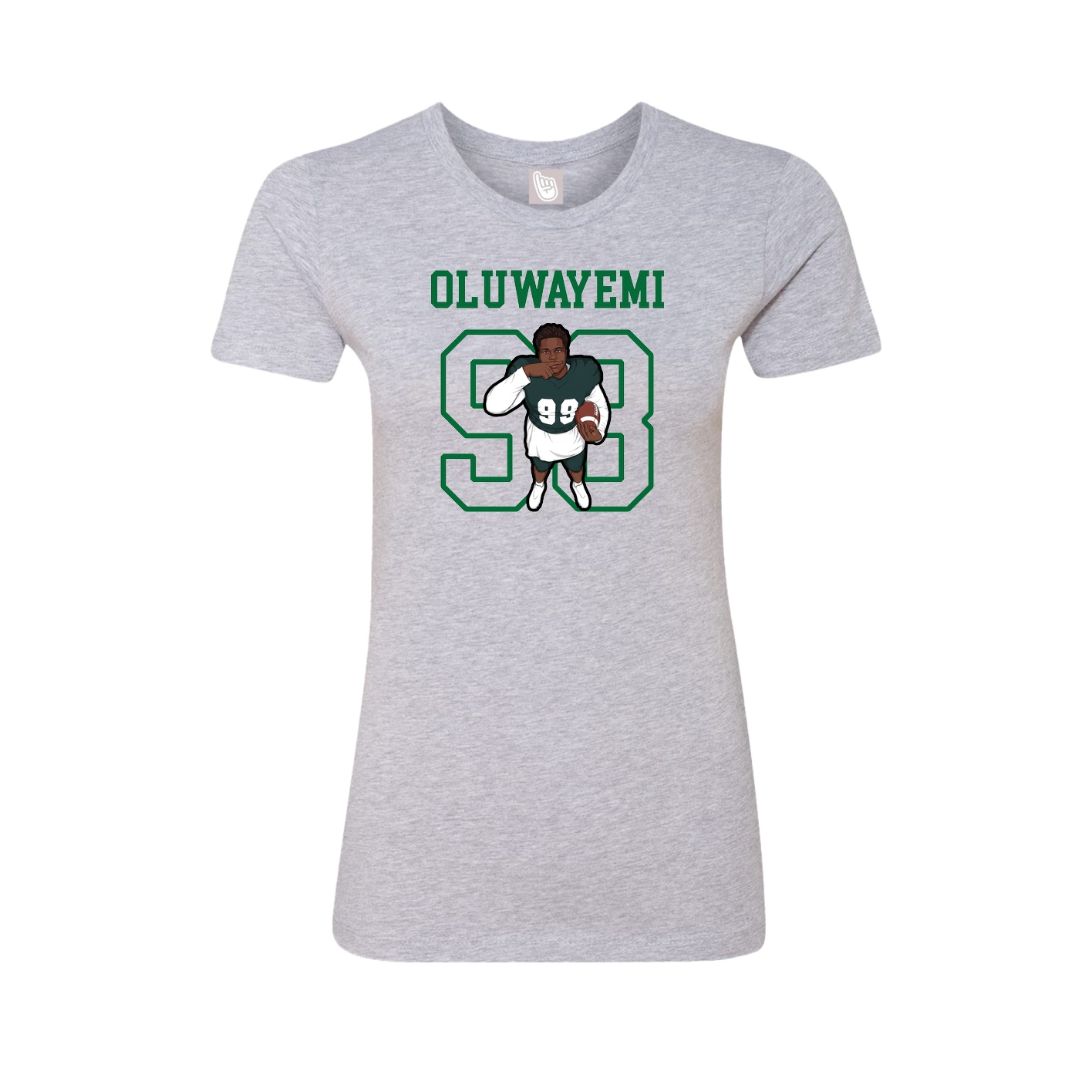 Fitted Women's Tee — Shirsey in Grey