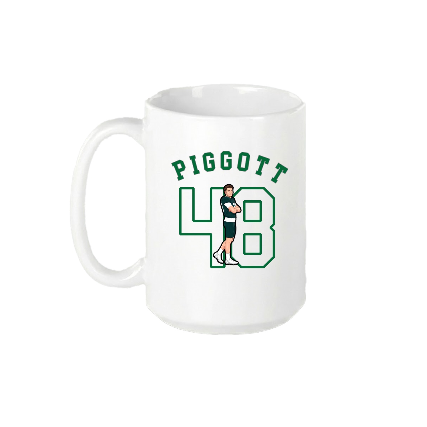 15oz Coffee Mug — Shirsey Arch in White