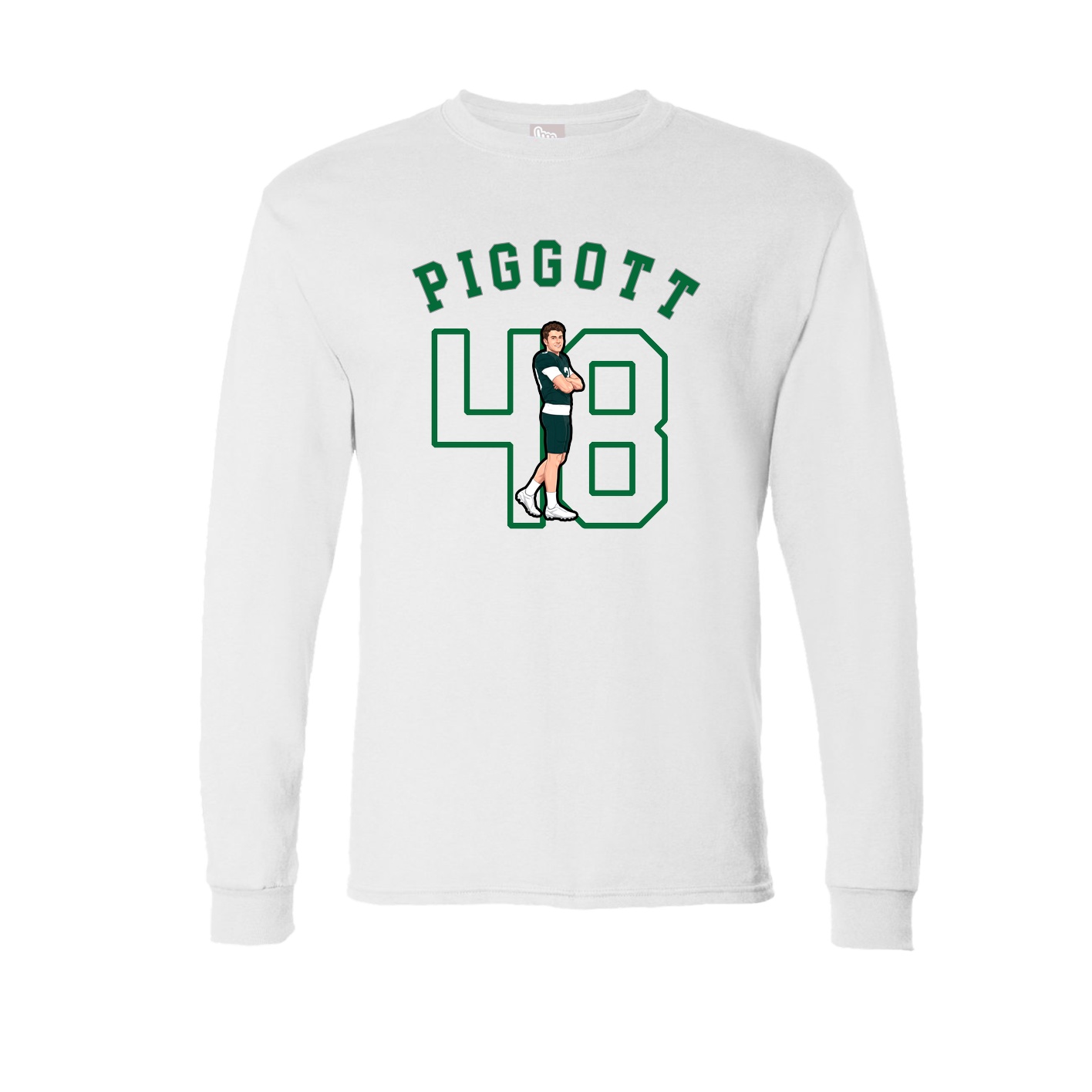Long Sleeve Tee — Shirsey Arch in White