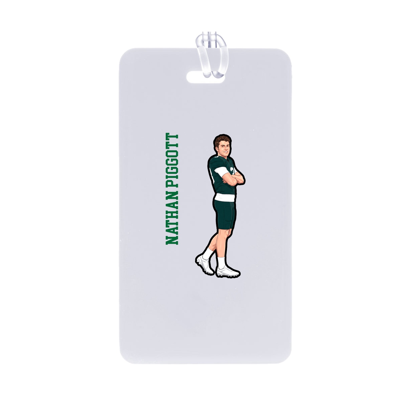 Bag Tag — Name Vertical in Classic