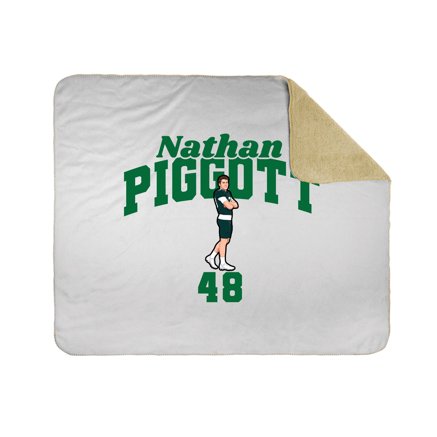 Throw Blanket — Signature Arch in White