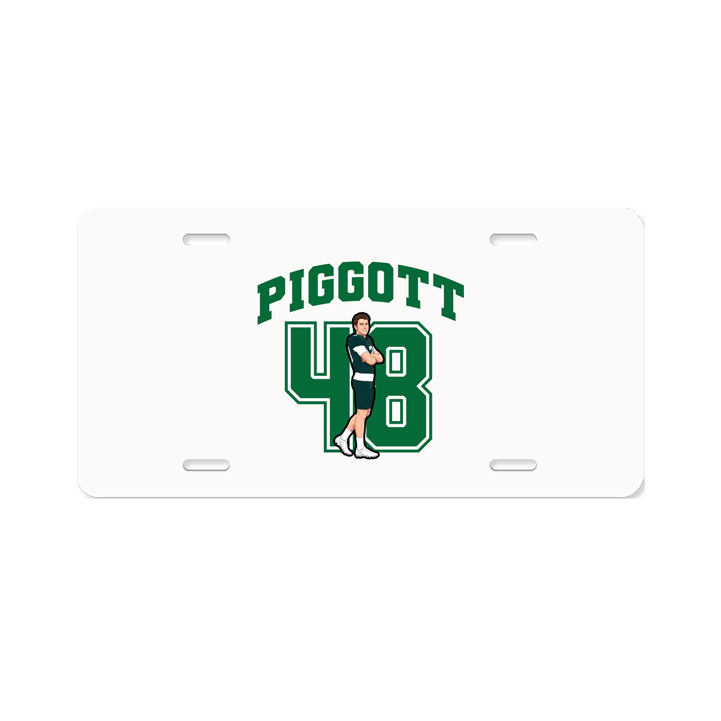 License Plate — Number in Classic