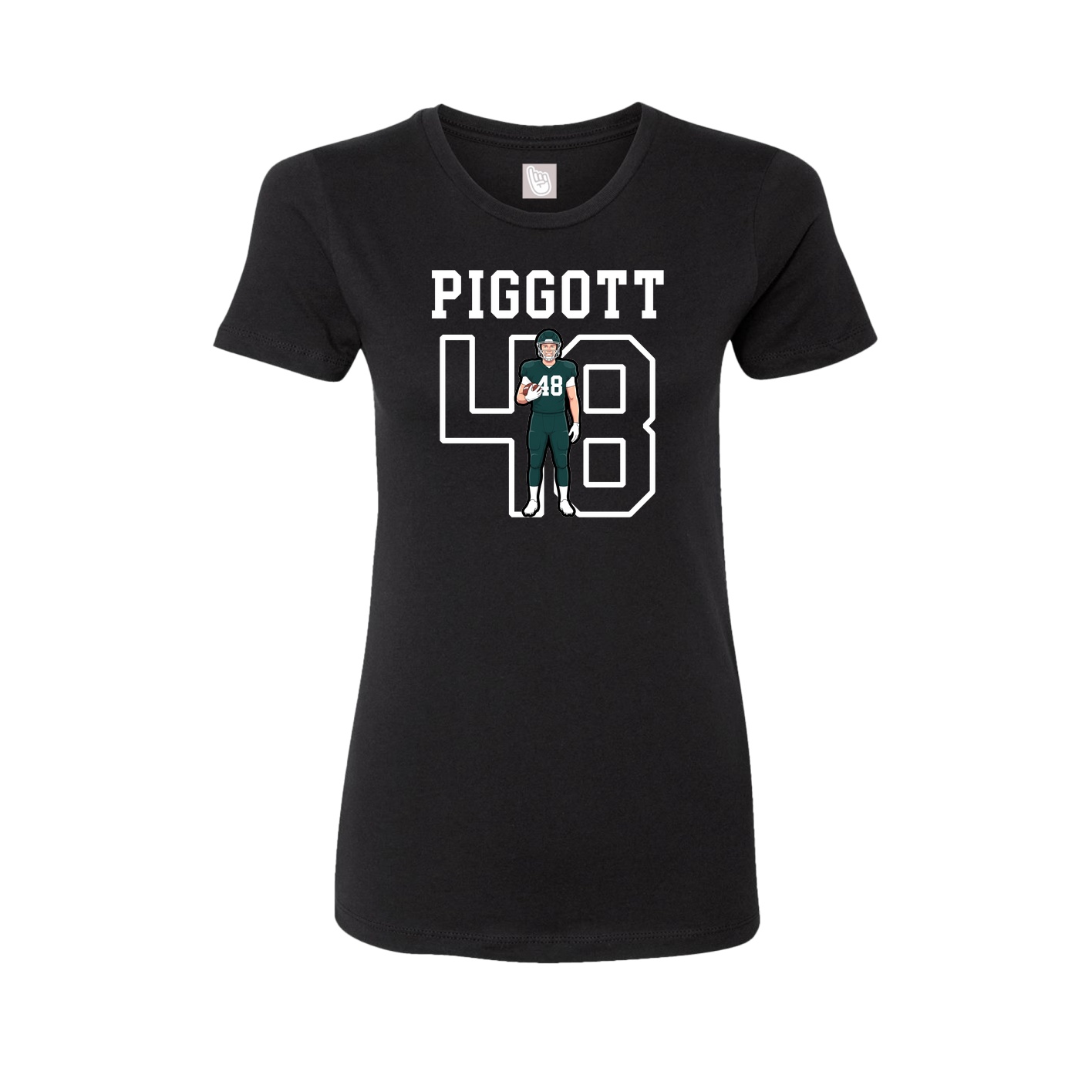Fitted Women's Tee — Shirsey in Black