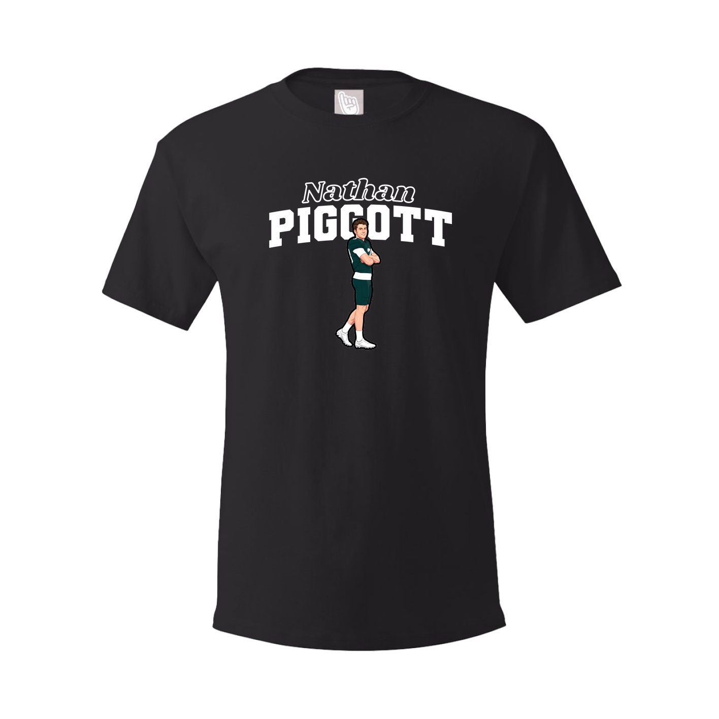Youth Tee — Name Arch in Black