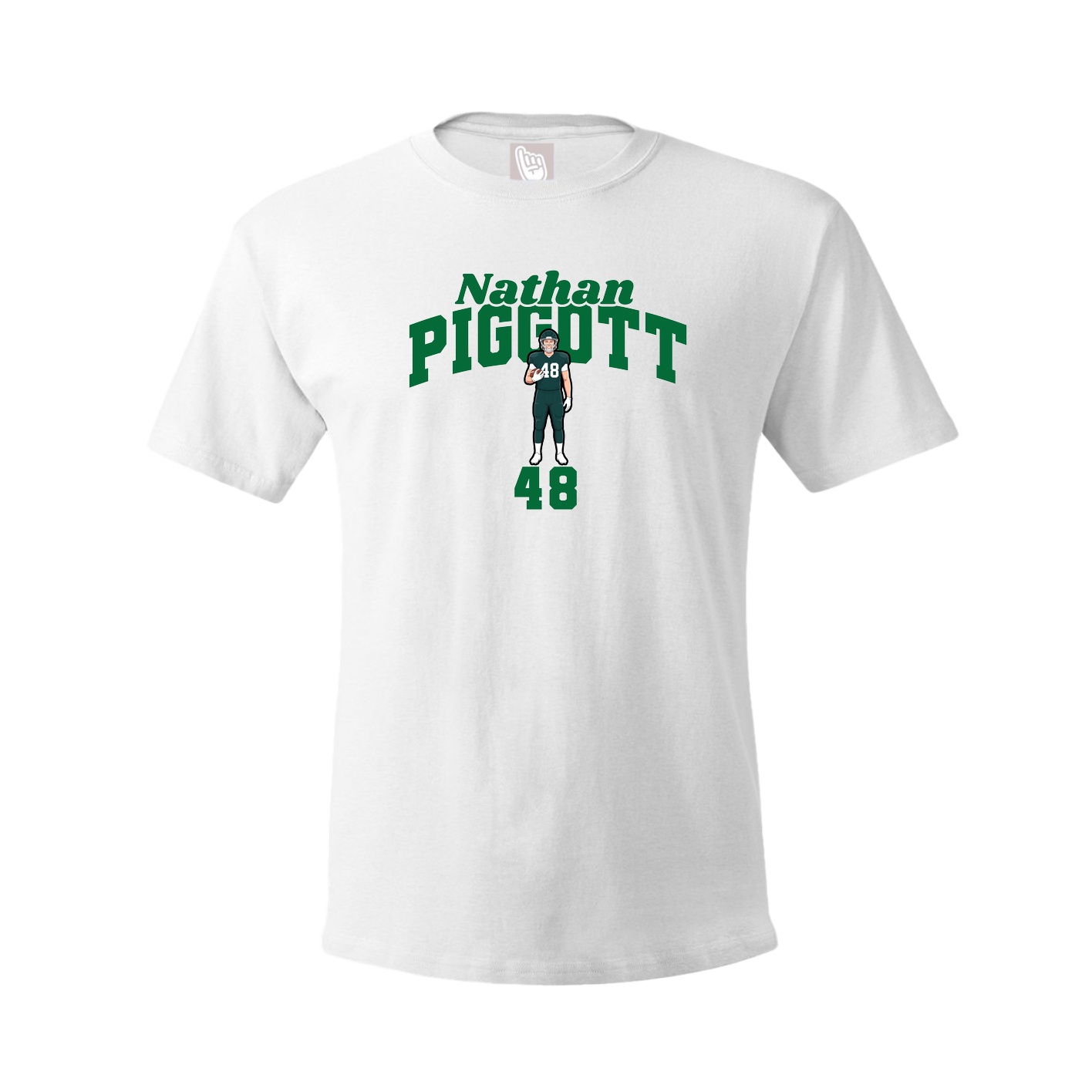Youth Tee — Signature Arch in White