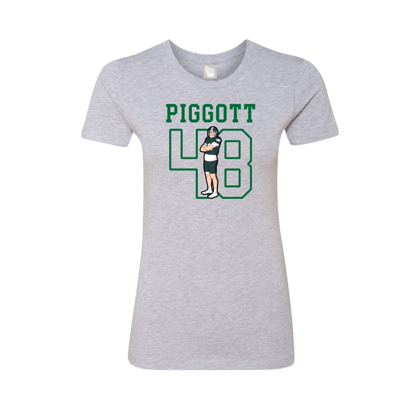 Fitted Women's Tee — Shirsey in Grey