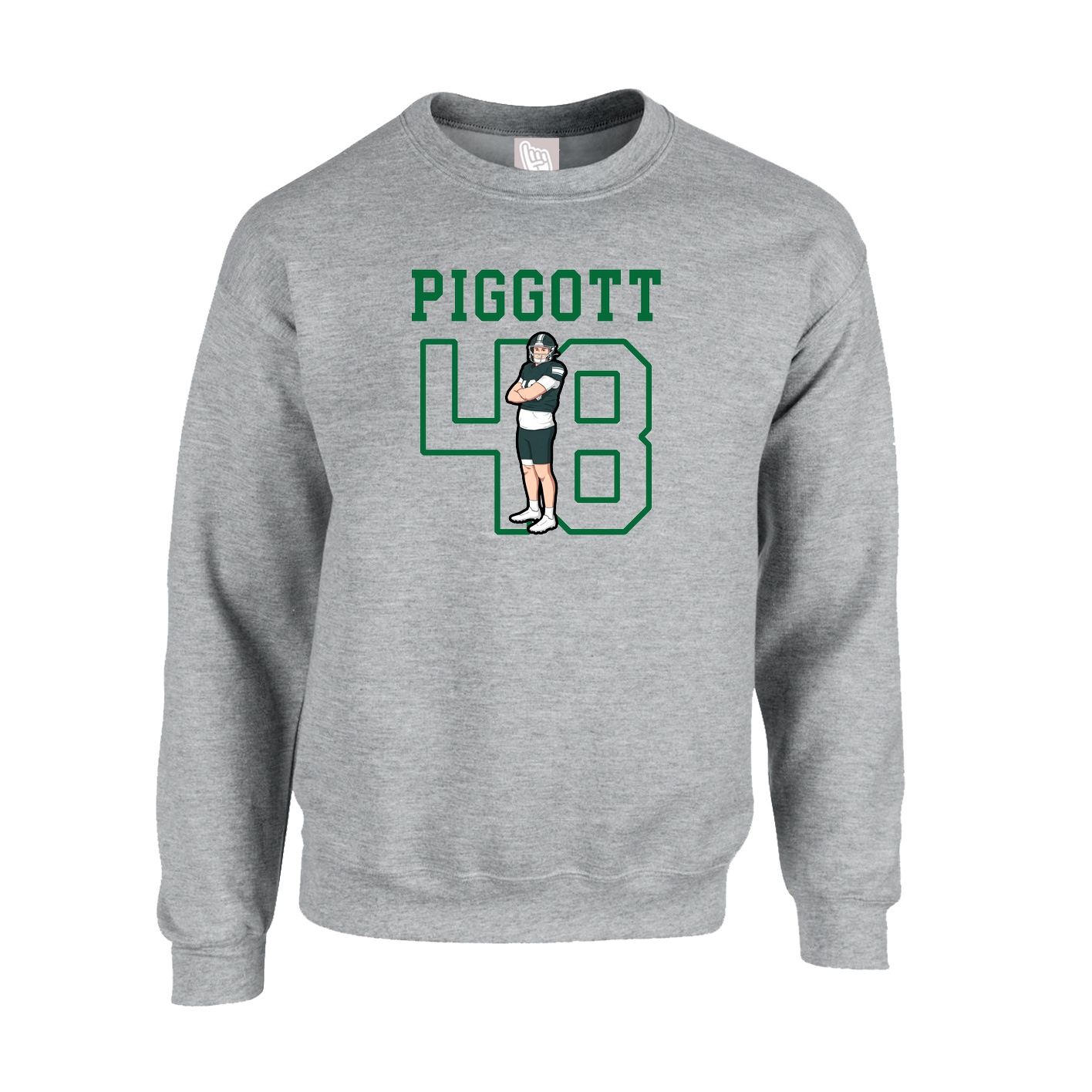 Fleece Crew — Shirsey in Grey