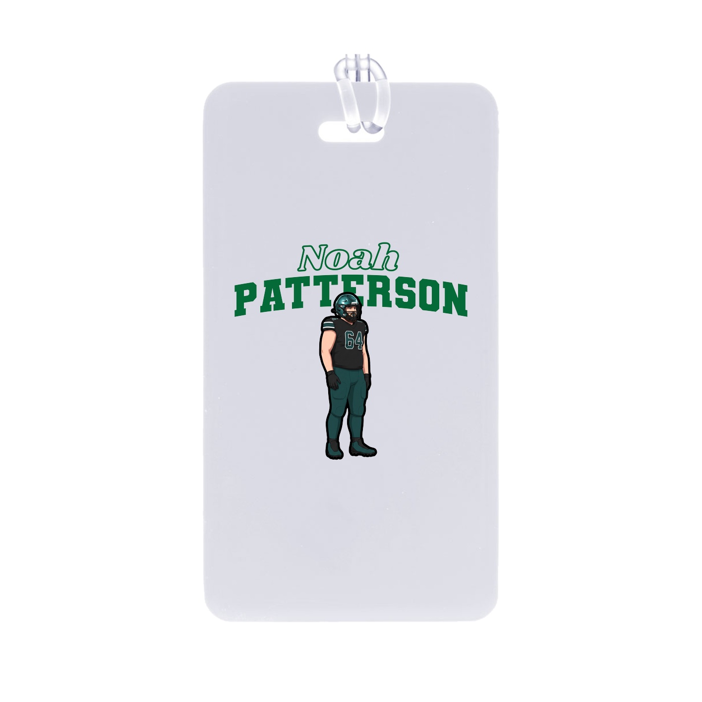 Bag Tag — Name Arch in Classic