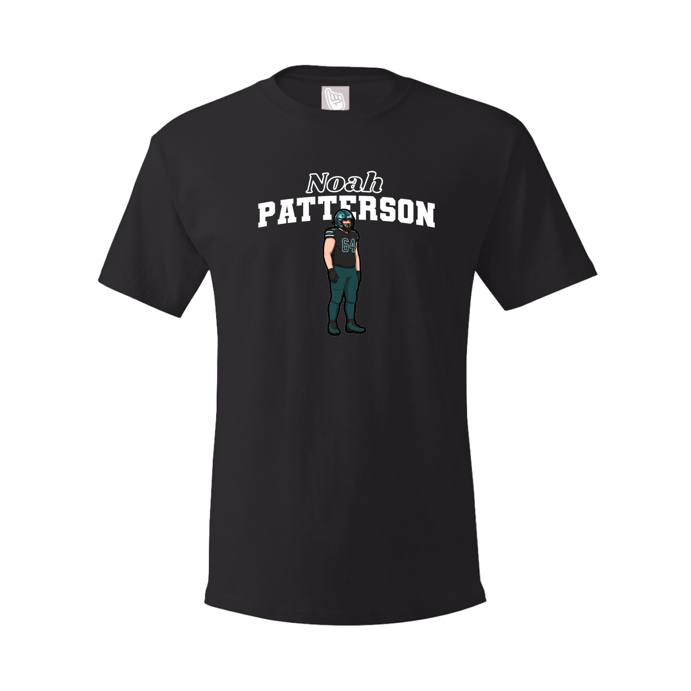 Youth Tee — Name Arch in Black