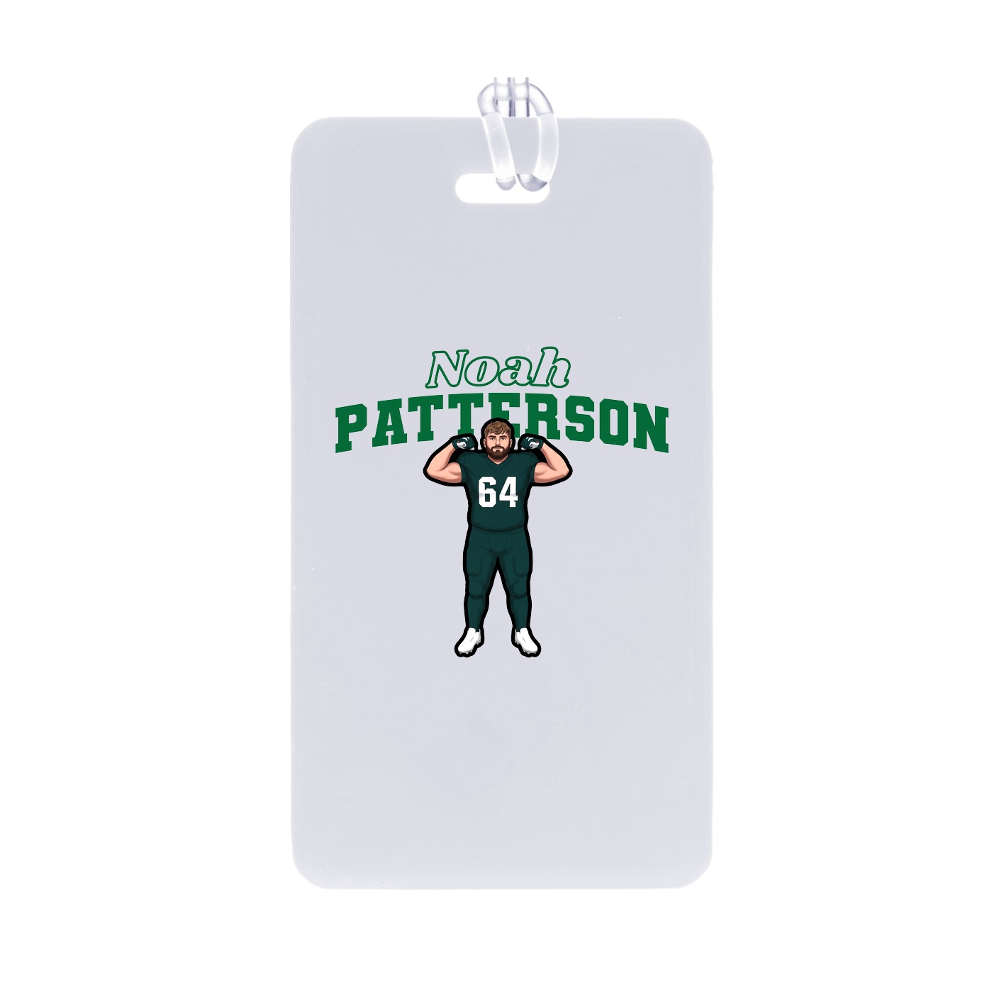 Bag Tag — Name Arch in Classic