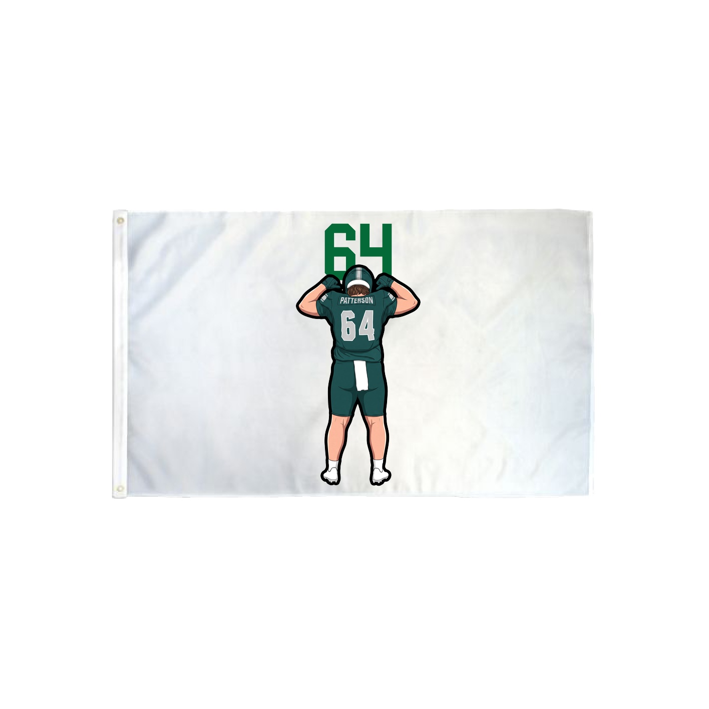3x5 Flag — Number Top in Classic