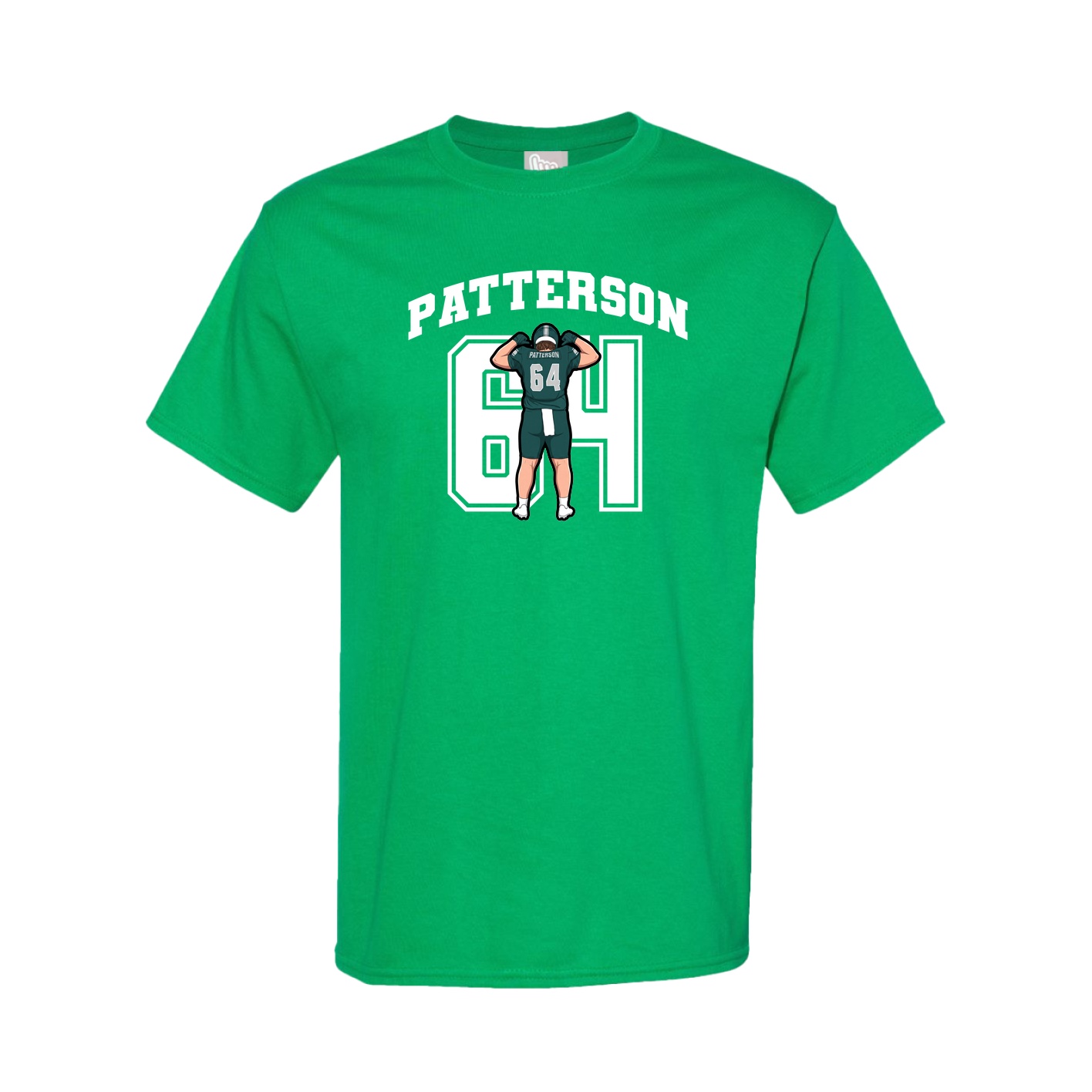 Youth Tee — Number in Green