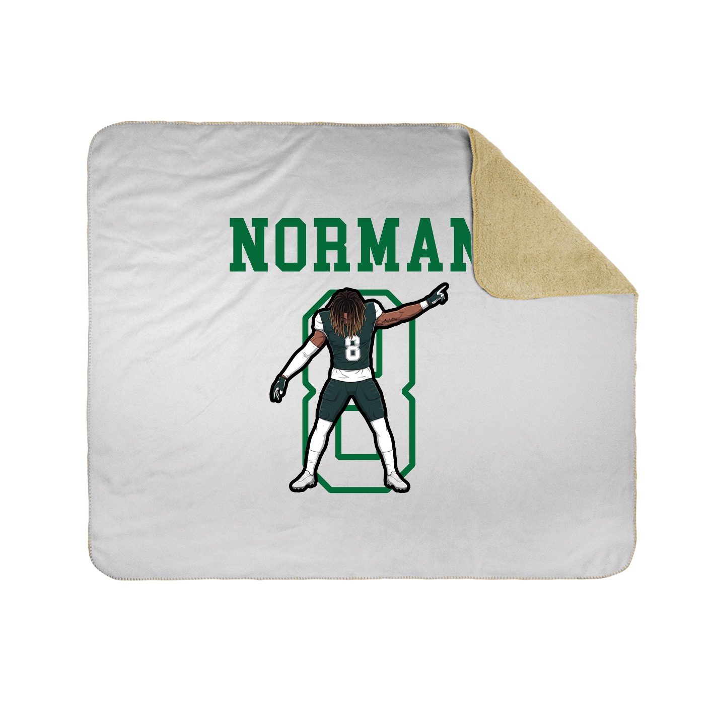Throw Blanket — Shirsey in White