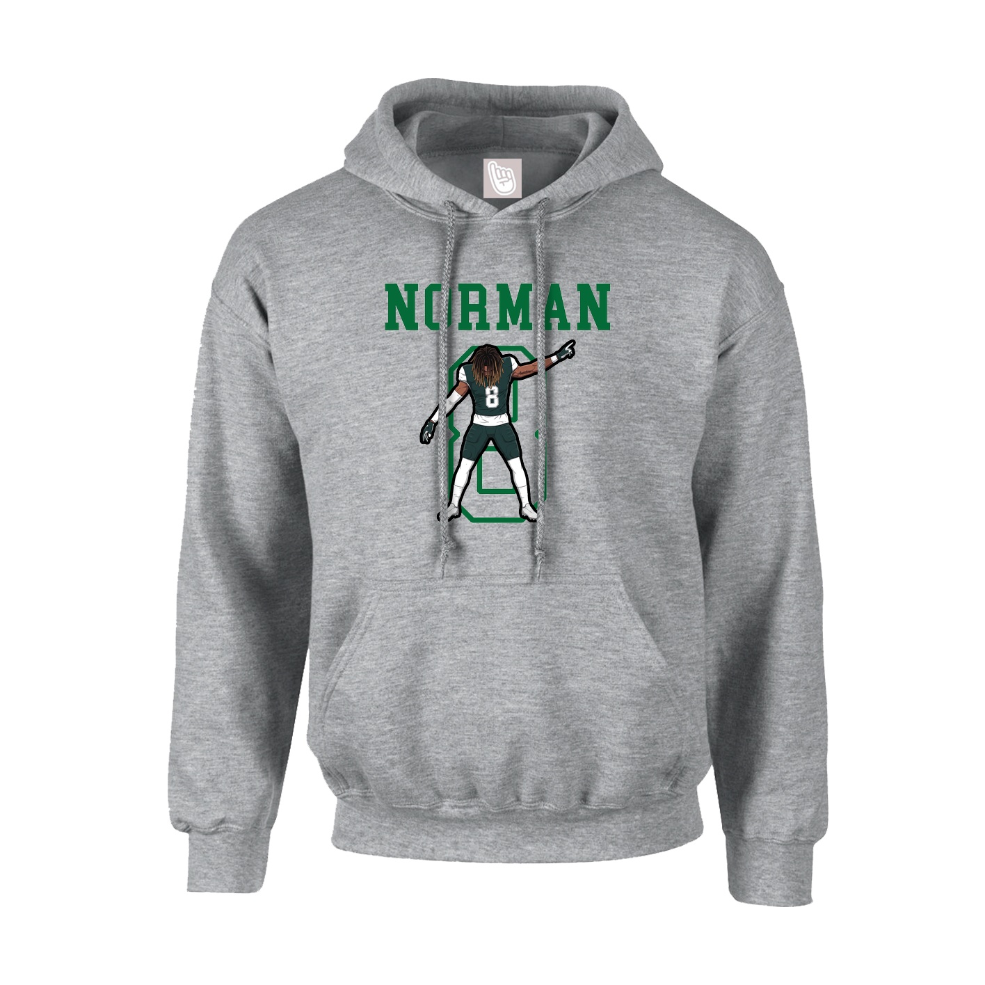 Hoodie — Shirsey in Grey