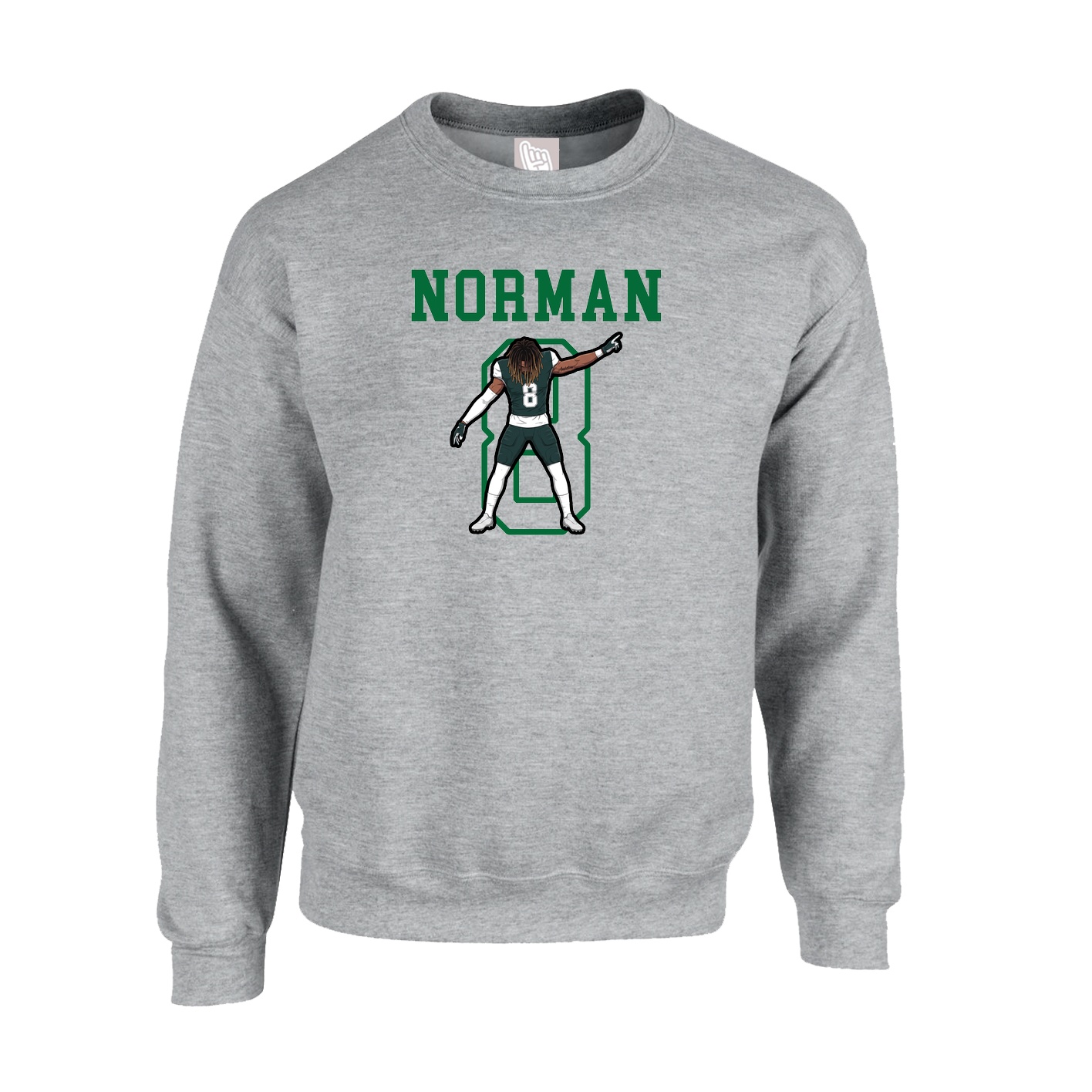 Fleece Crew — Shirsey in Grey