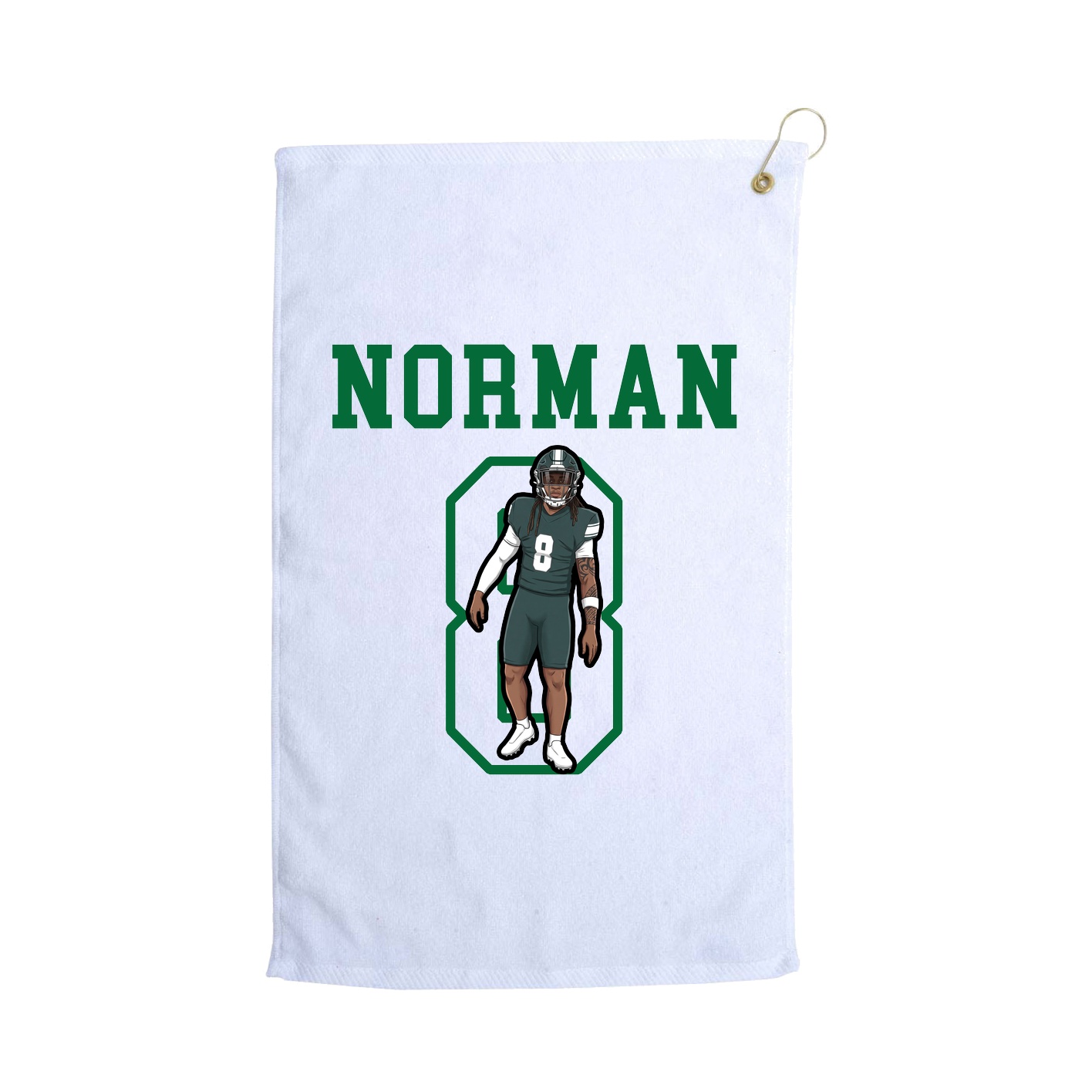 Golf Towel — Shirsey in White
