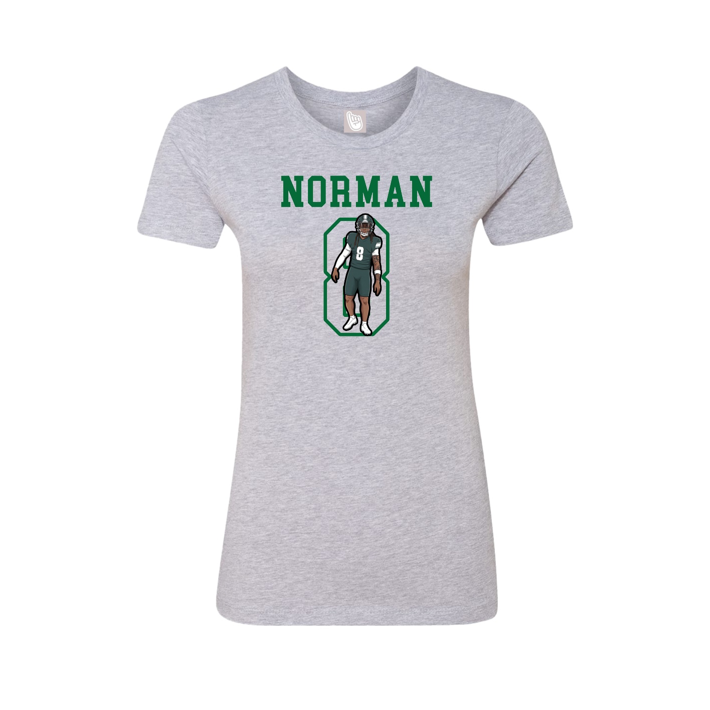Fitted Women's Tee — Shirsey in Grey