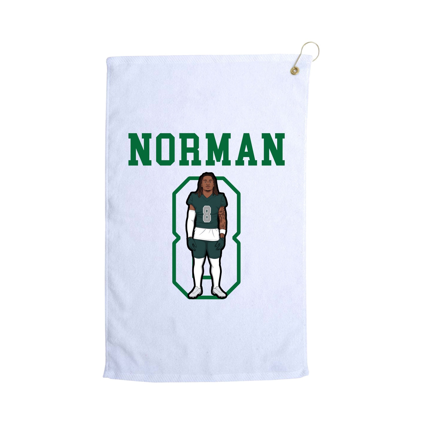 Golf Towel — Shirsey in White