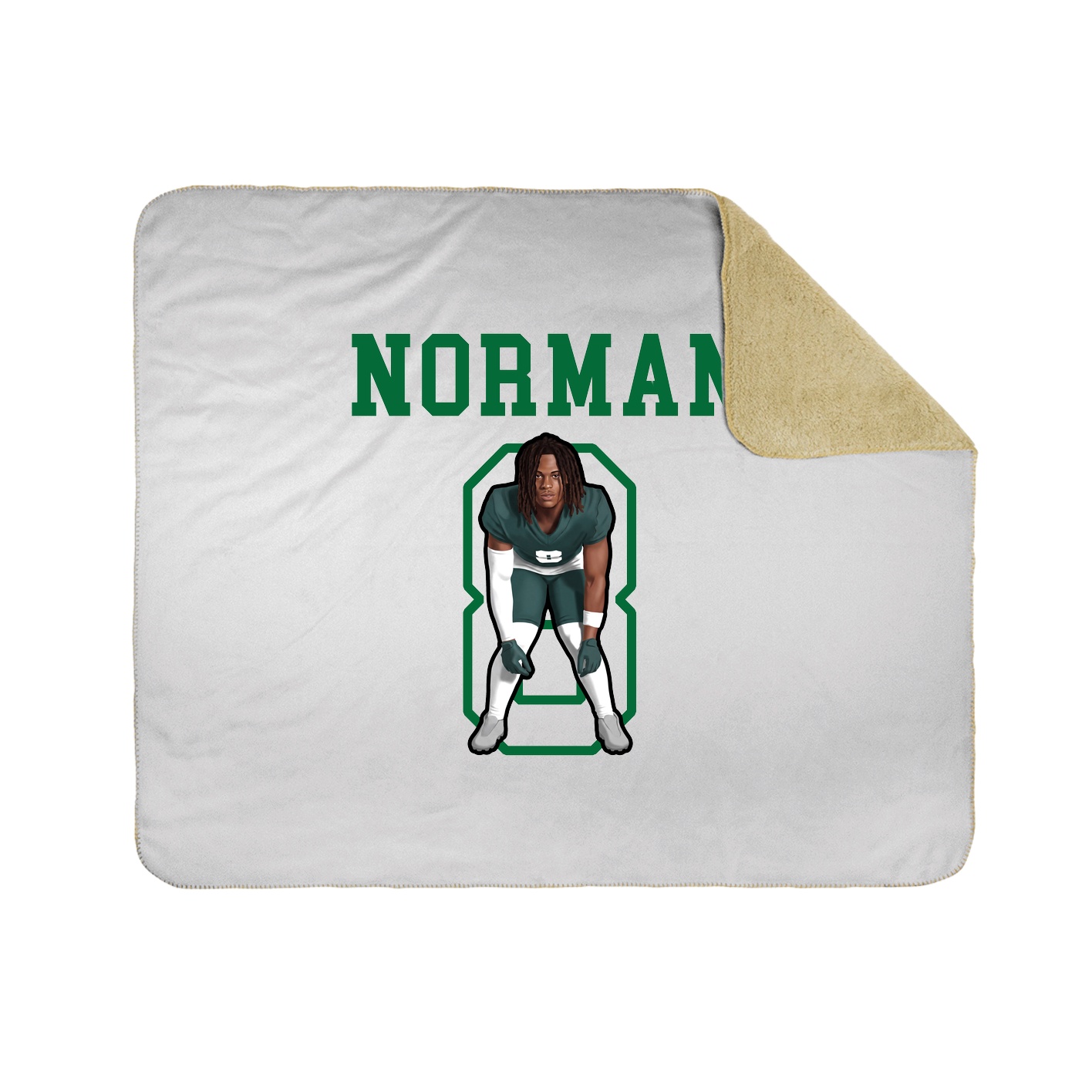 Throw Blanket — Shirsey in White