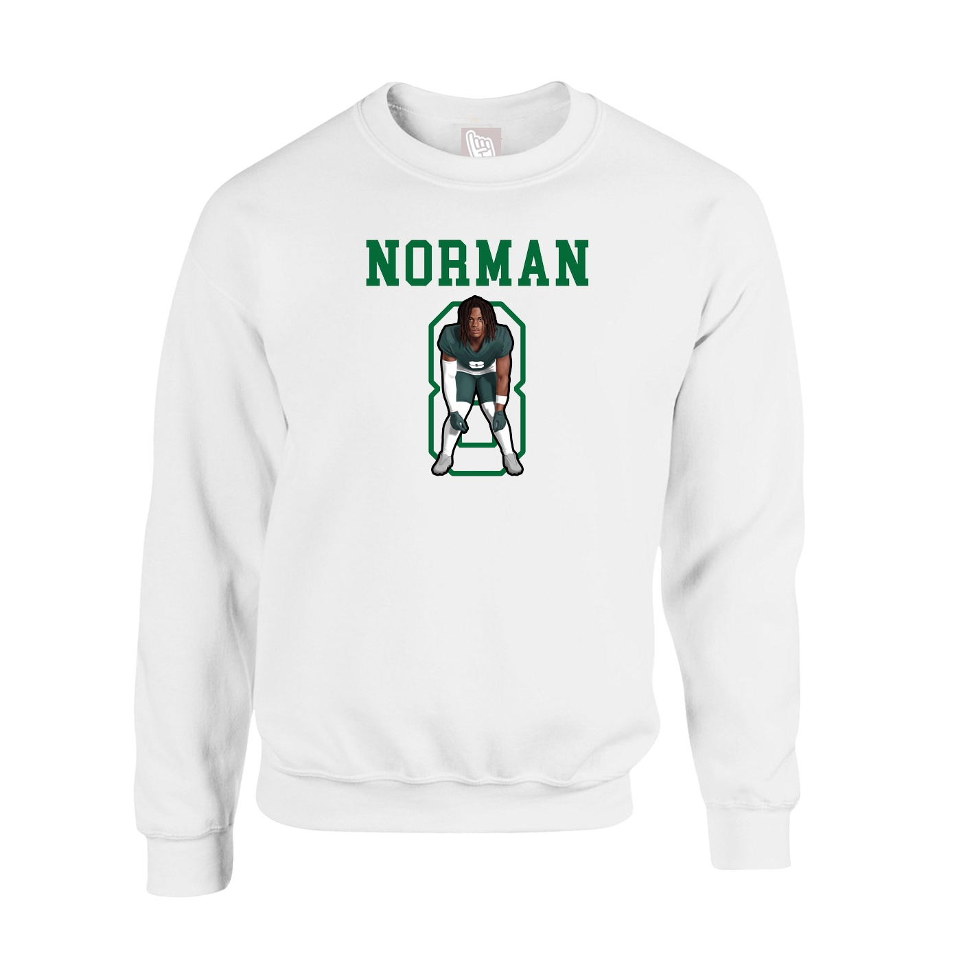 Fleece Crew — Shirsey in White