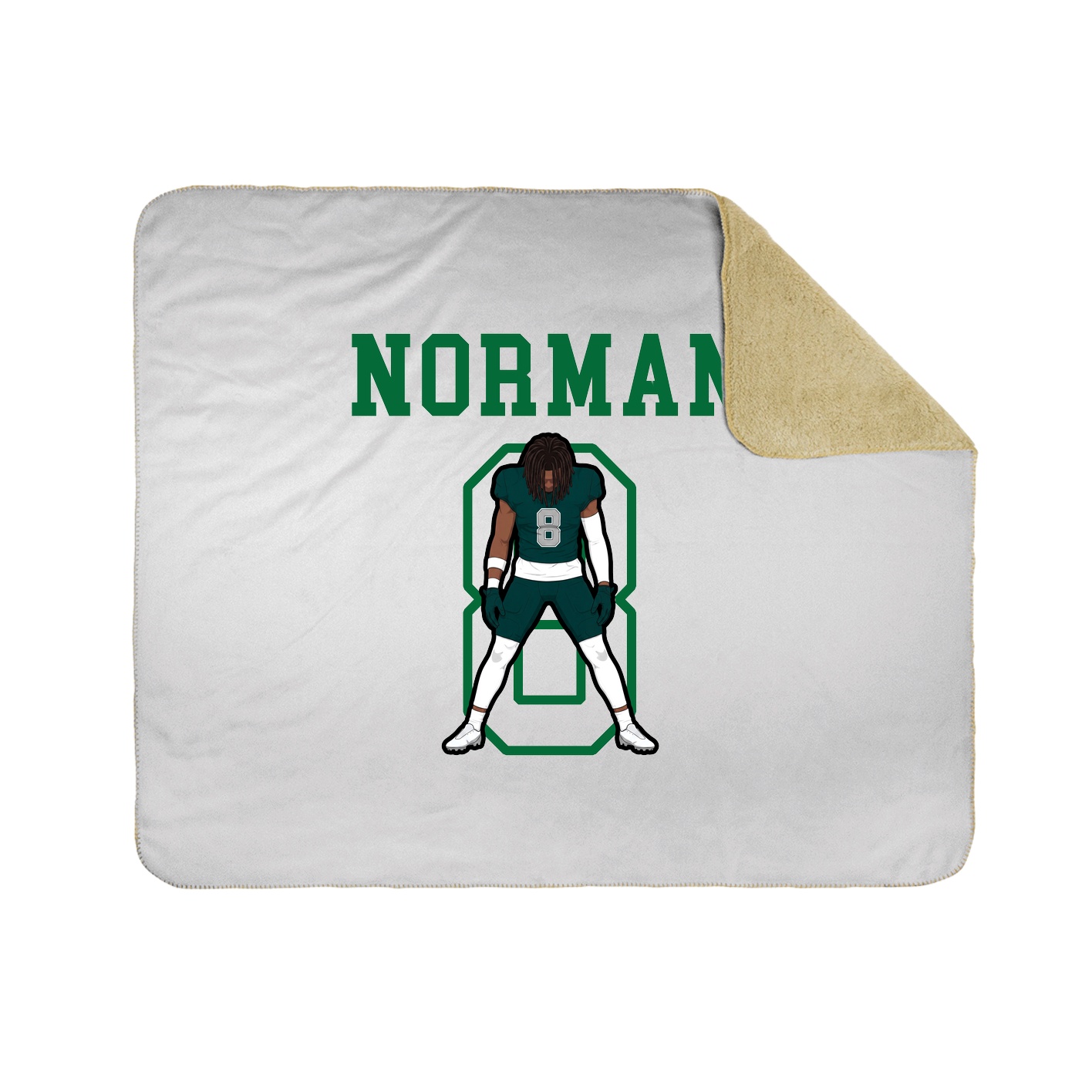 Throw Blanket — Shirsey in White