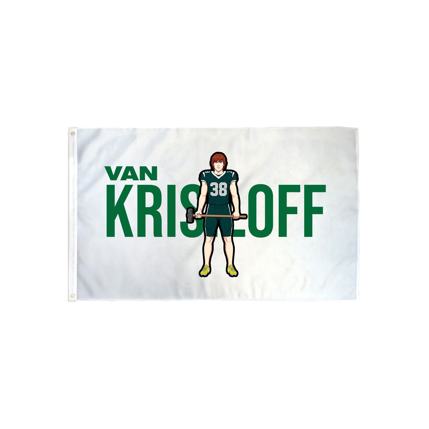 3x5 Flag — Player Name in Classic