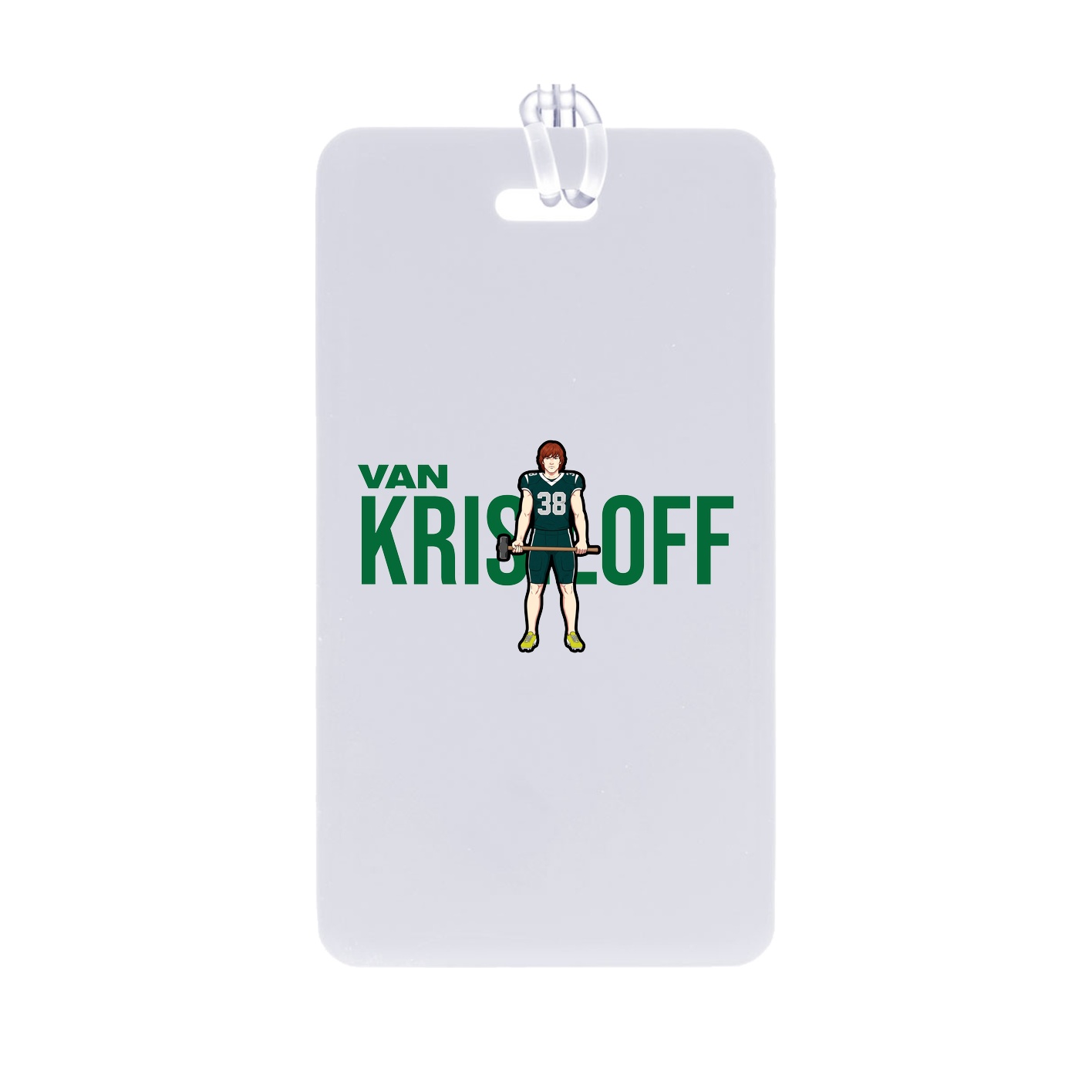 Bag Tag — Player Name in Classic