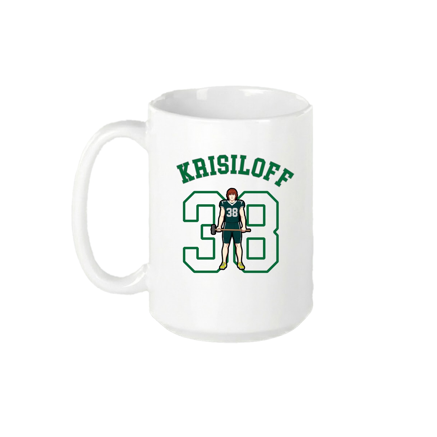 15oz Coffee Mug — Shirsey Arch in White