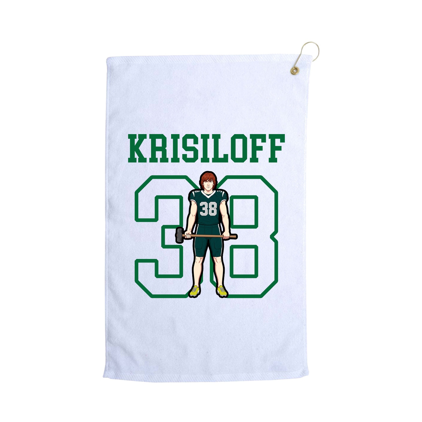 Golf Towel — Shirsey in White
