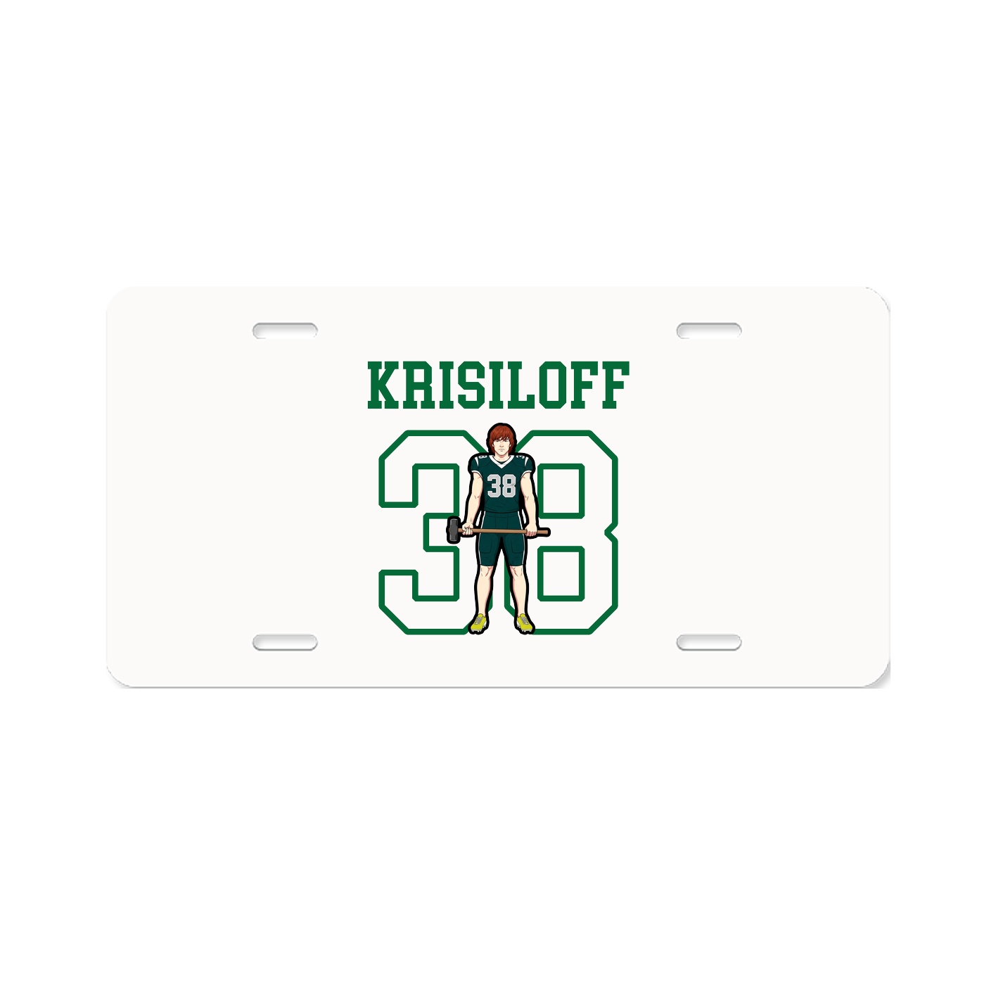 License Plate — Shirsey in Classic