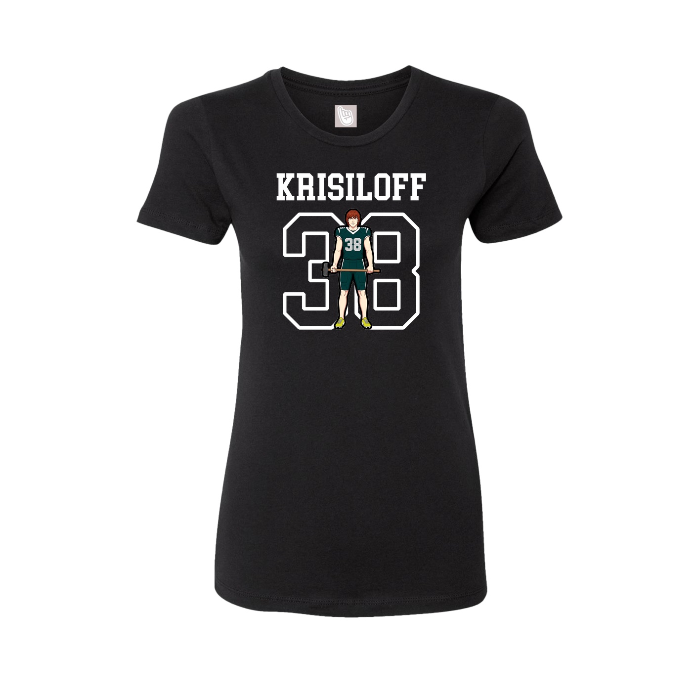 Fitted Women's Tee — Shirsey in Black