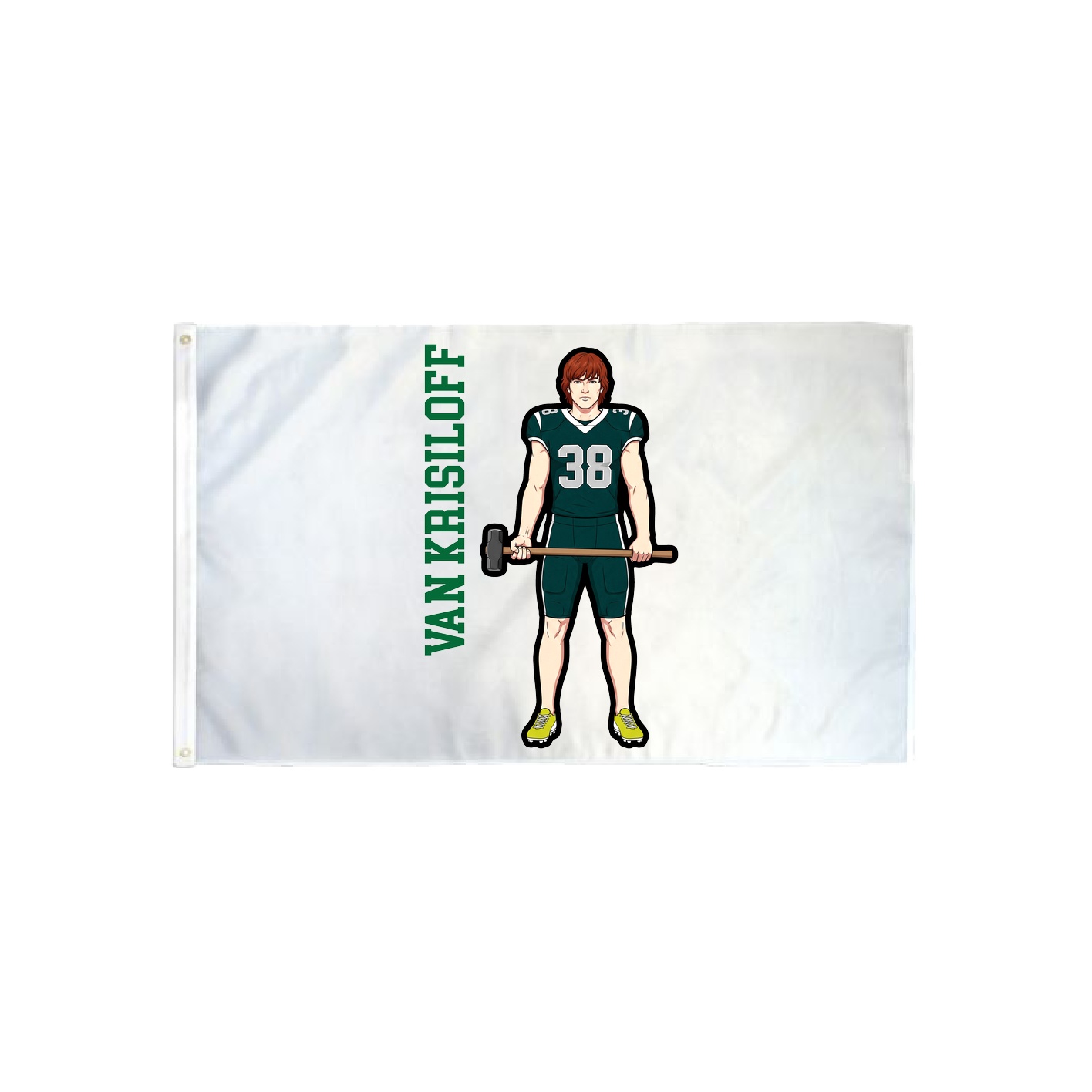 3x5 Flag — Name Vertical in Classic