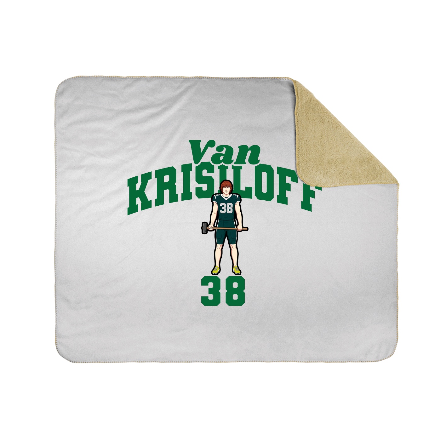 Throw Blanket — Signature Arch in White