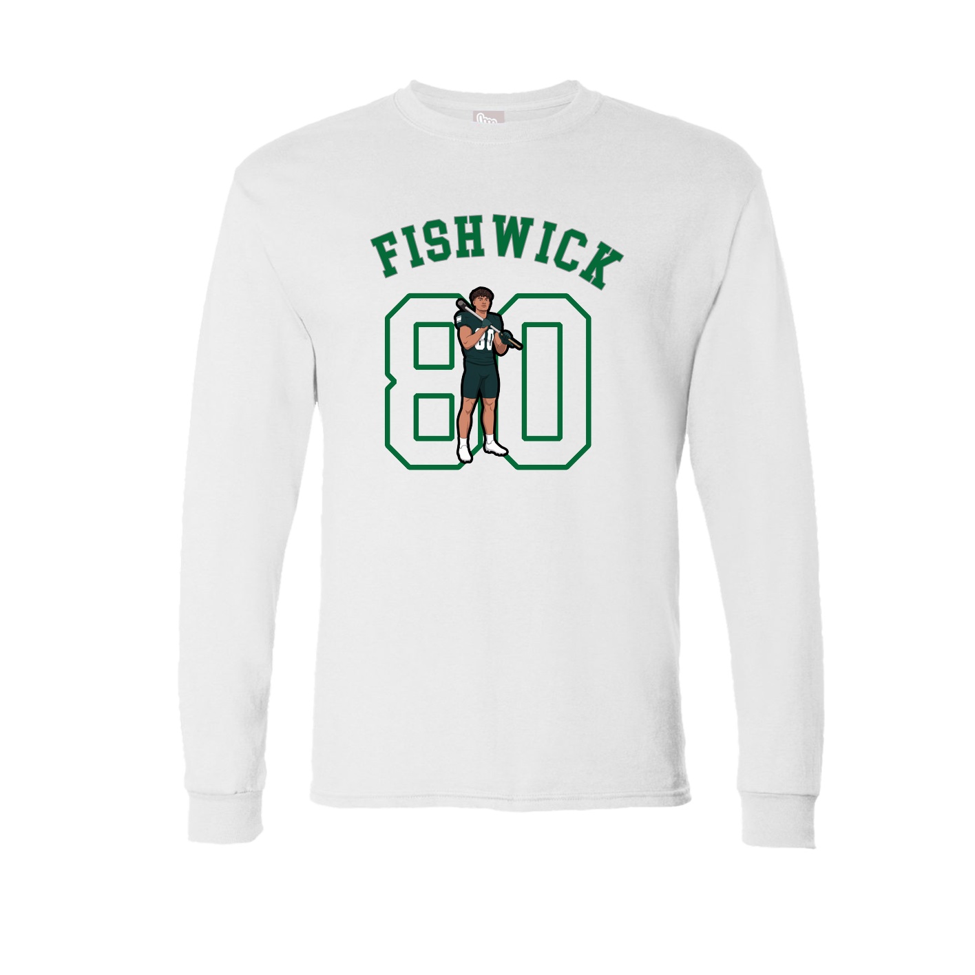 Long Sleeve Tee — Shirsey Arch in White
