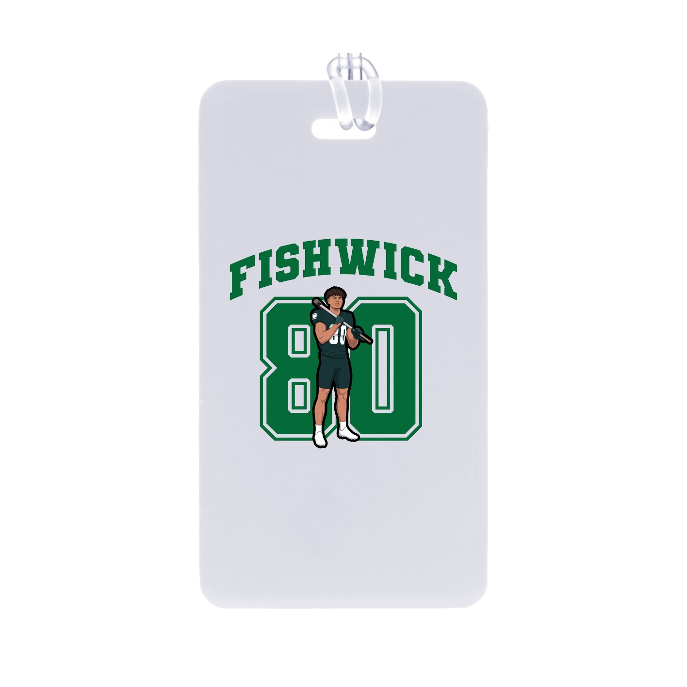 Bag Tag — Number in Classic