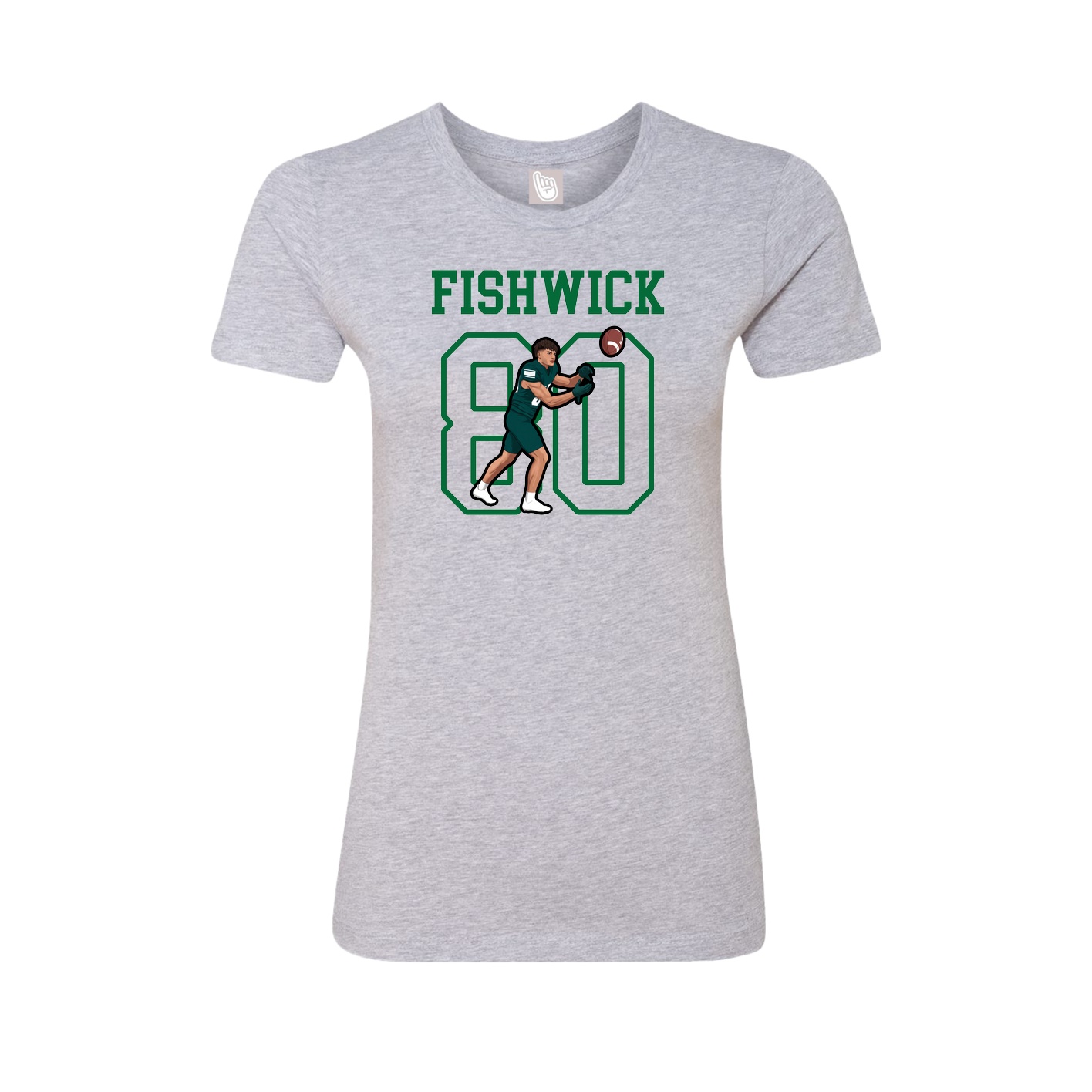 Fitted Women's Tee — Shirsey in Grey