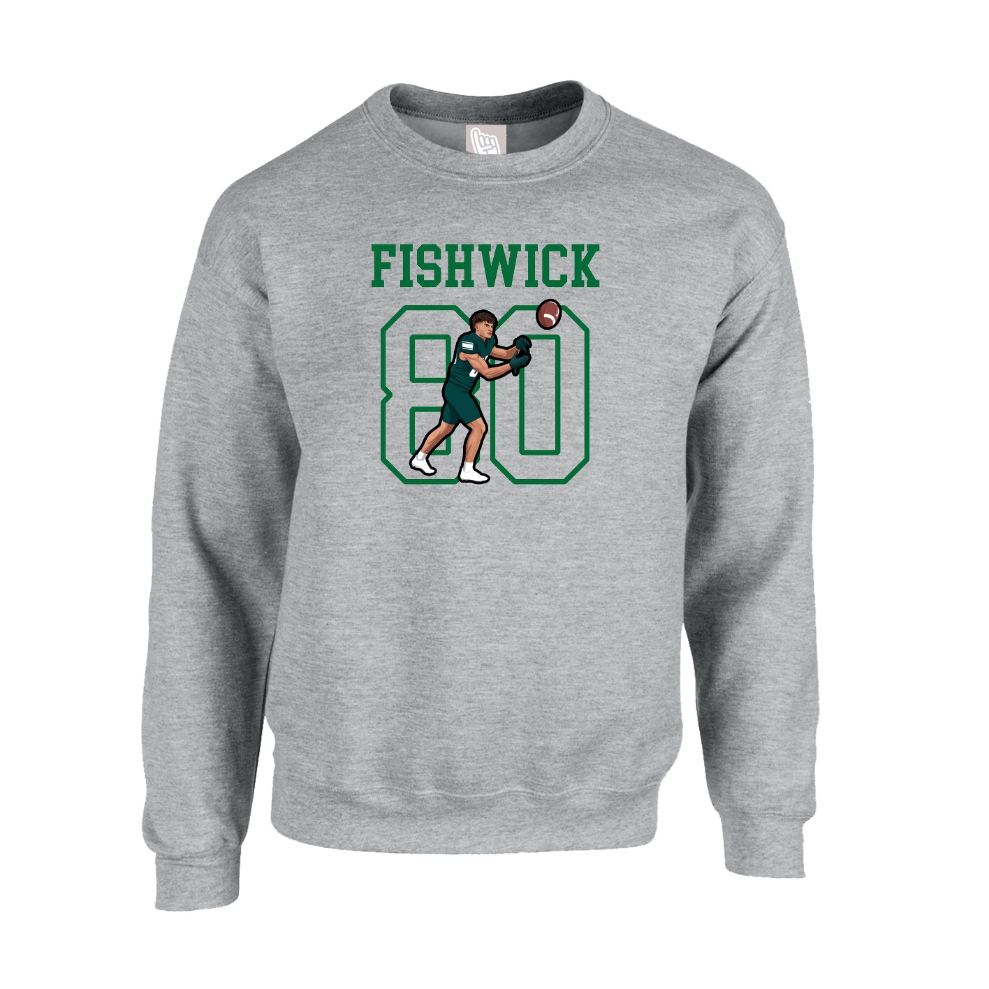 Fleece Crew — Shirsey in Grey