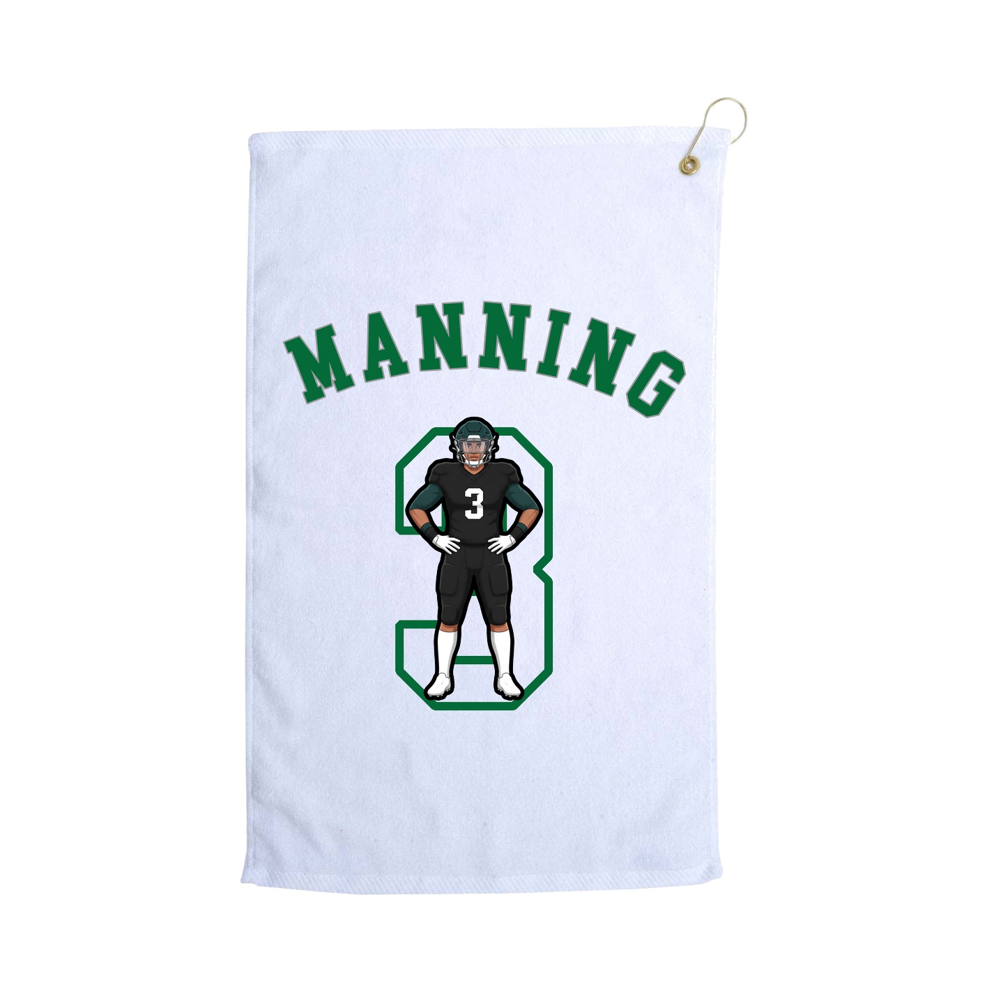 Golf Towel — Shirsey Arch in White