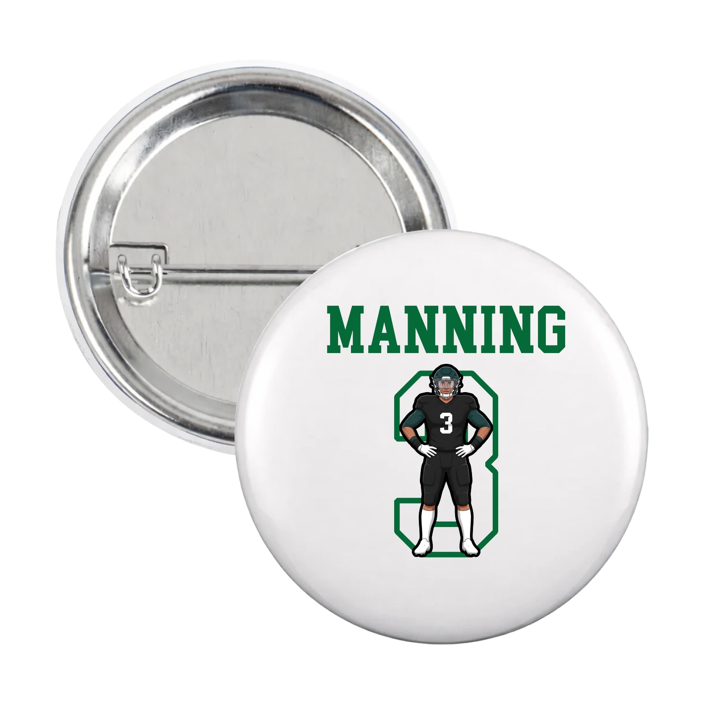 Game Day Button — Shirsey in White