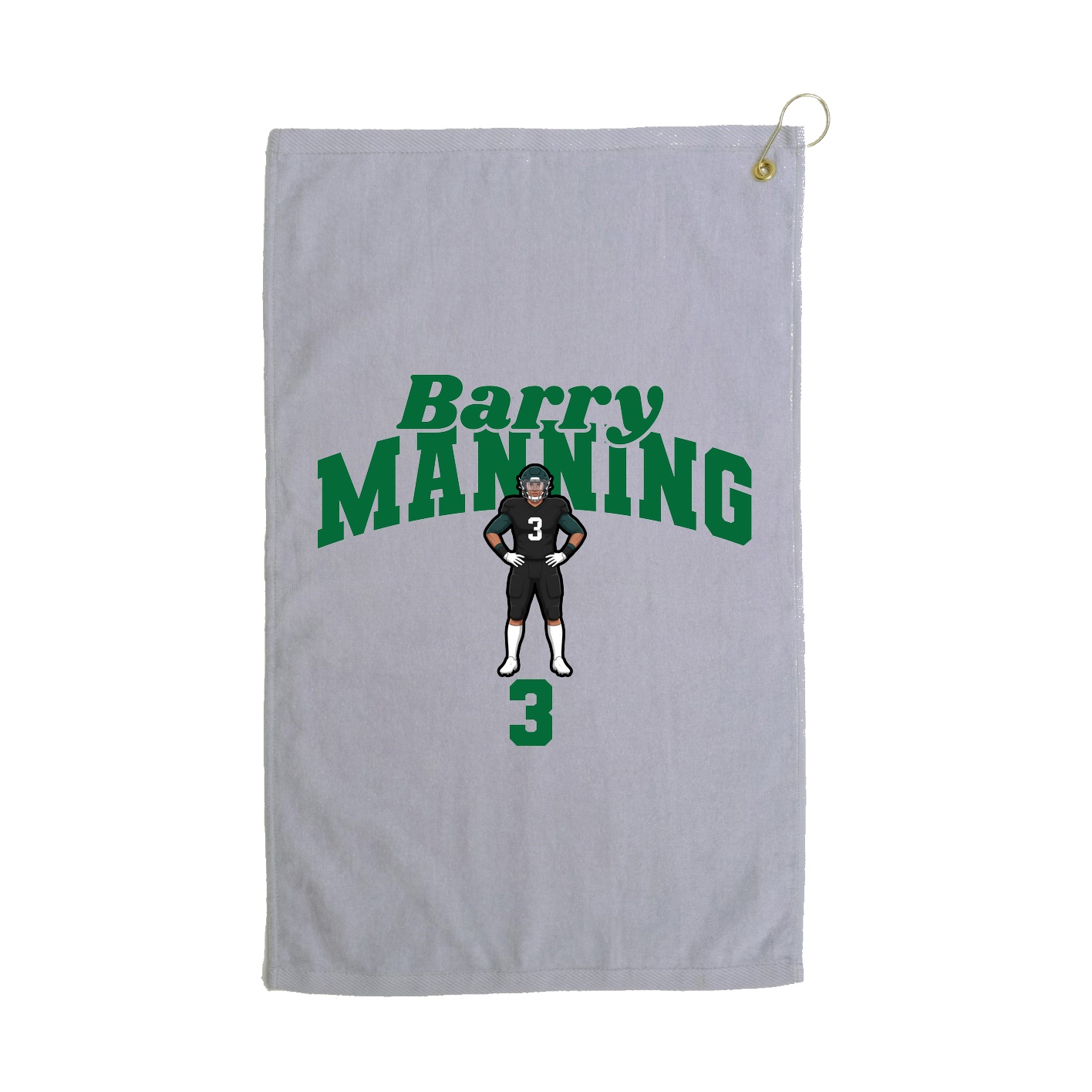 Golf Towel — Signature Arch in Grey