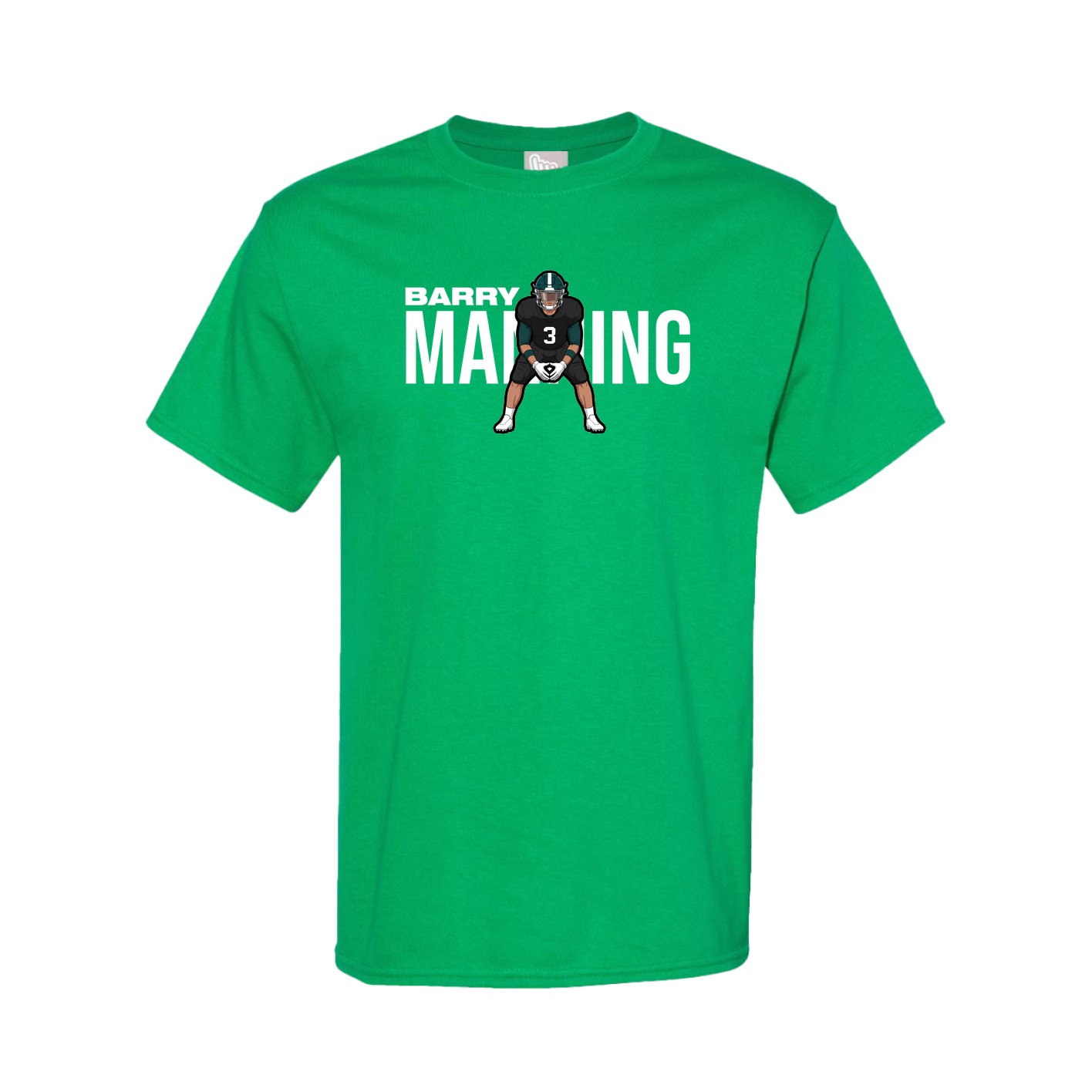 Tee — Player Name in Green